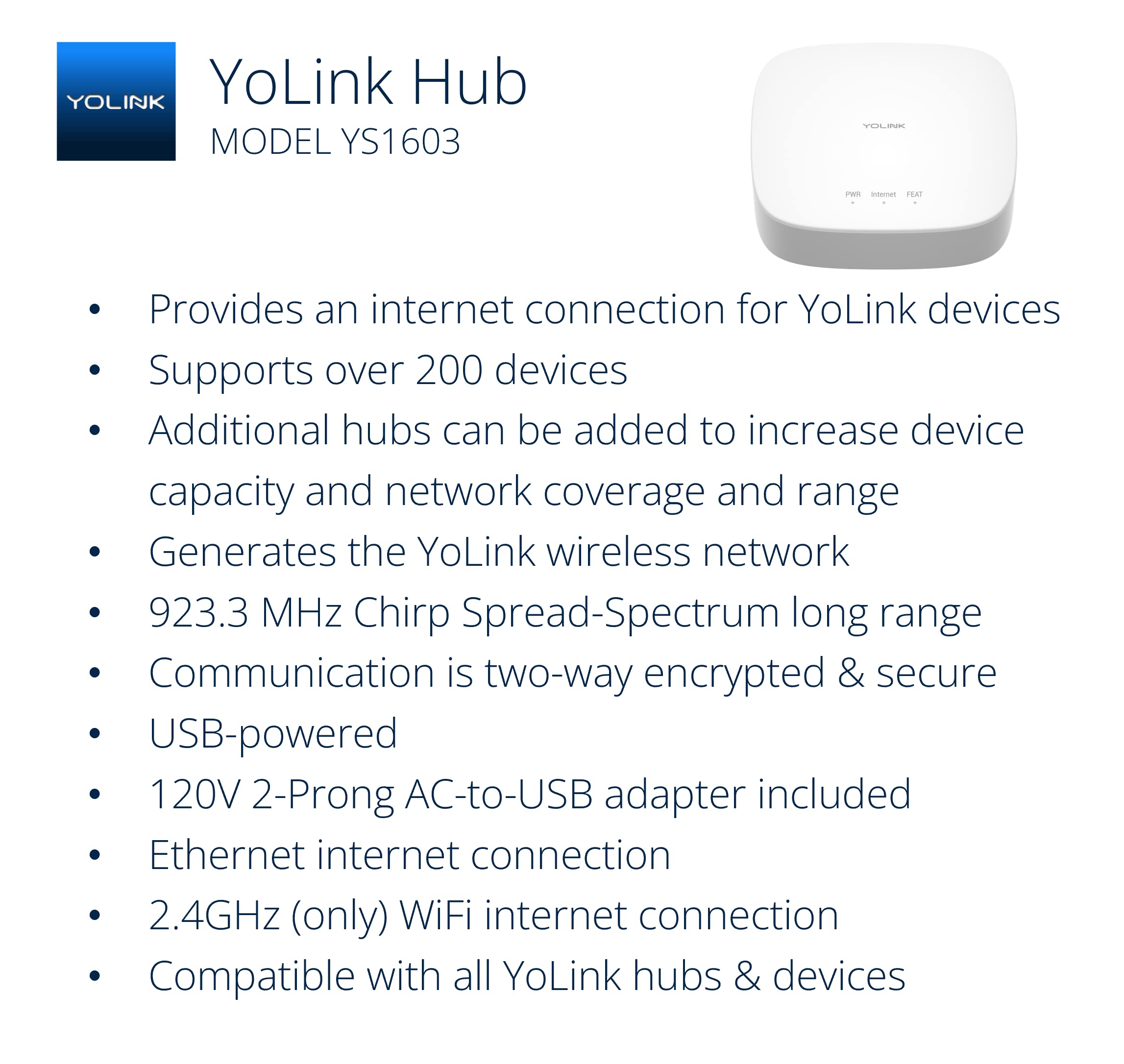 Yolink Lora Smart Vibration Sensor & Hub Starter Kit: Hub & Smart Shock, Glass Break, Tamper, Movement Detector, Generator Running, Email/Sms/Push Alerts, 1/4 Mile Open Air Range, Alexa, Ifttt