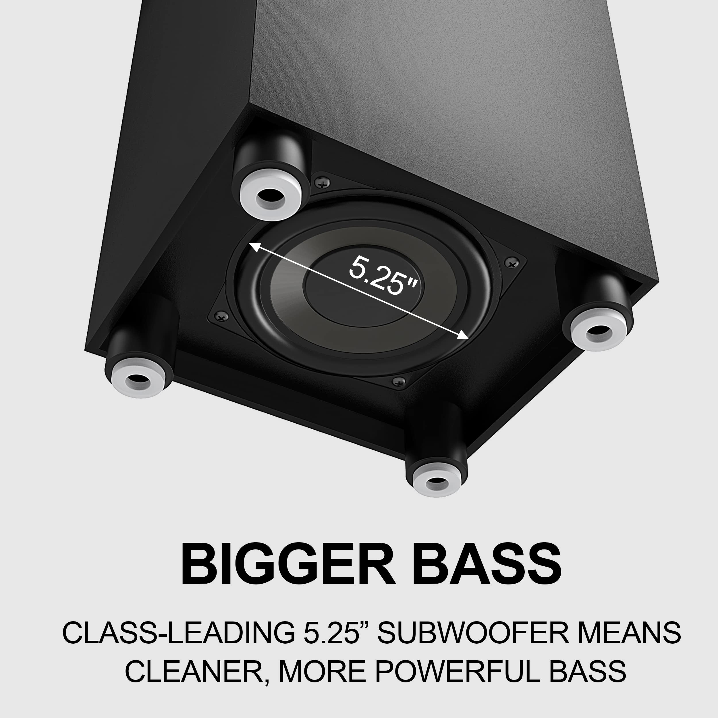 Larksound 2.1 Sound Bar With Subwoofer, Soundbar For Tv, Surround Sound System With Bluetooth/Hdmi Arc/Optical/Aux/Usb, 31 Inch