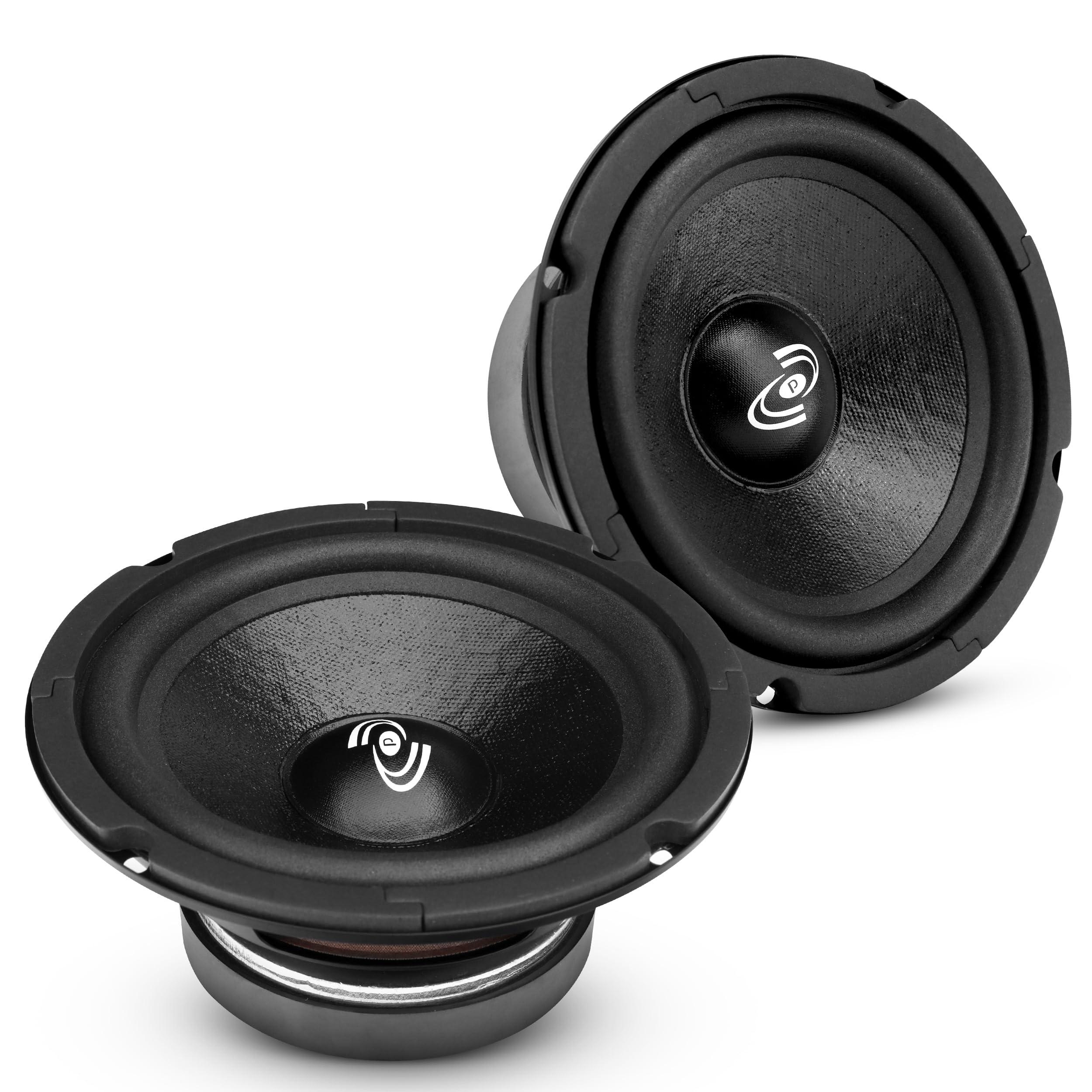 PYLEPRO 6.5 Inch Car Midbass Woofer  250 Watt High Powered Car Audio Sound Component Speaker System w/HighTemperature Aluminu
