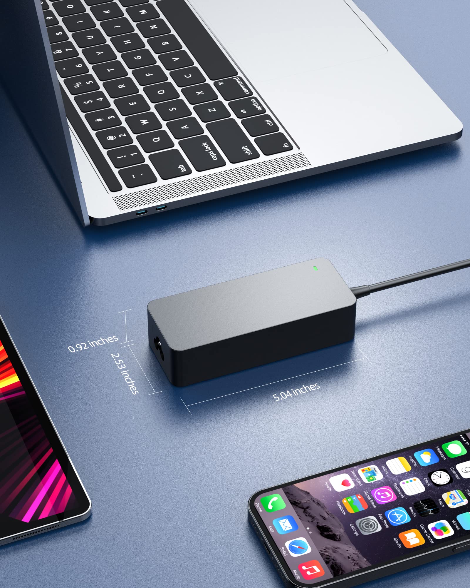 Charger 90W Fit For Lenovo Laptop, Slim Tip Connector, 3 Pin Plug, Yoga Ideapad Aio 730 720 720S Touch 330 330S, 15Ikb 15Iwl 15Ich 17Ich Laptop Ac Adapter Power Cord