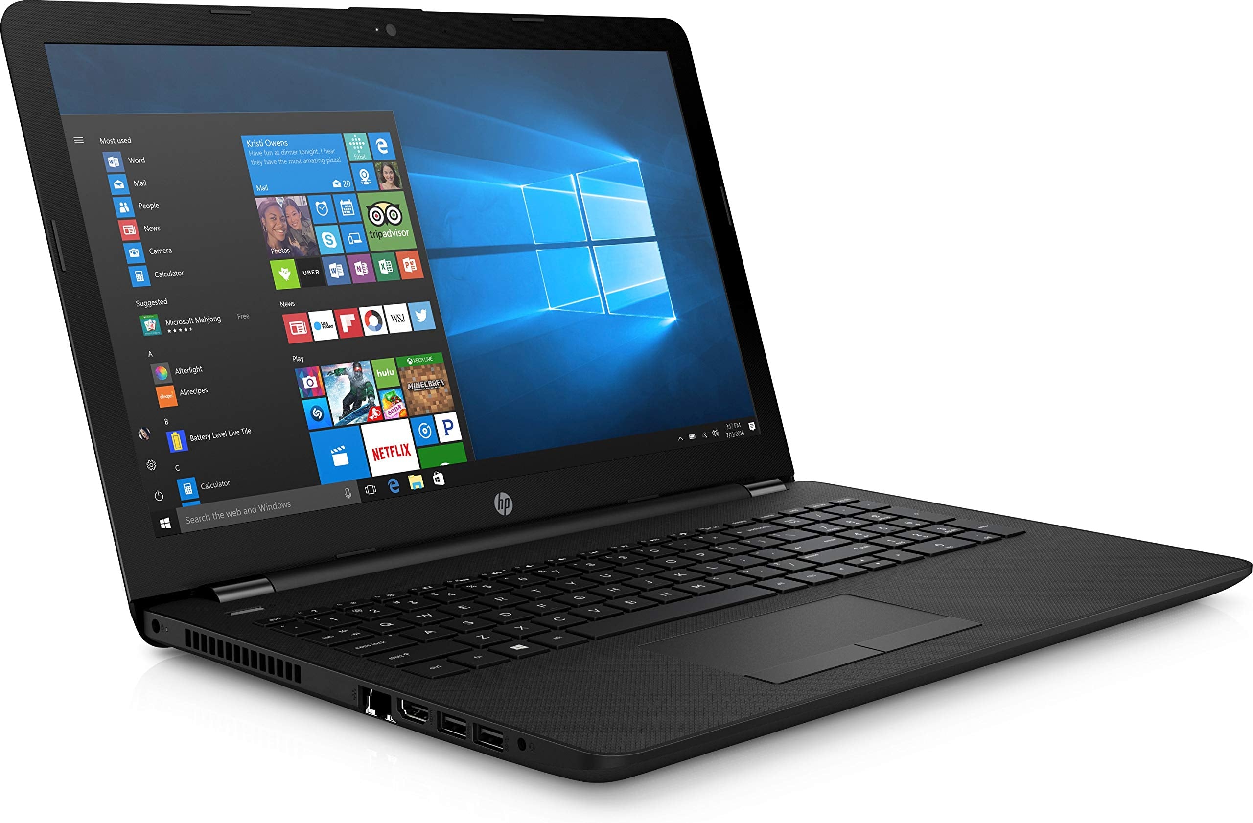 HP 15.6 Inch HD Touchscreen Laptop (Intel Pentium Silver N5000 1.1GHz, 4GB DDR4 2400 Memory, 1TB HDD, HDMI, HD Webcam, Win 10)