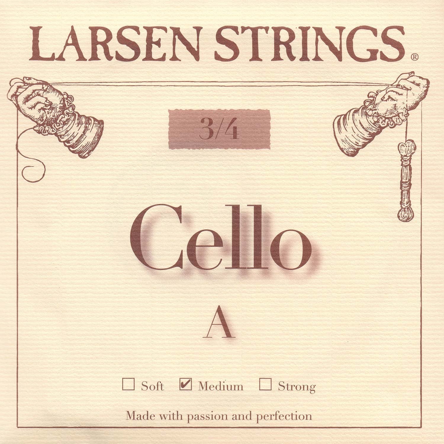 Larsen 3/4 Cello A String Medium Alloy Steel