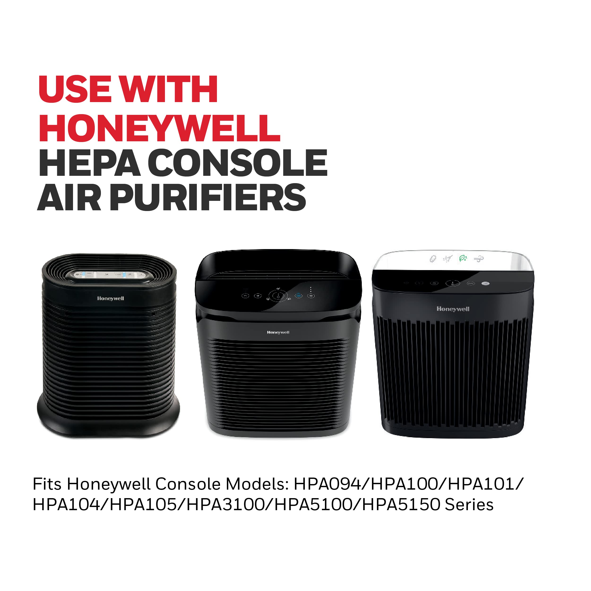 Honeywell Hepa Air Purifier Filter Kit   Includes 1 Hepa R Replacement Filter And 4 A Carbon Pre Cut Pre Filters   Airborne Alle