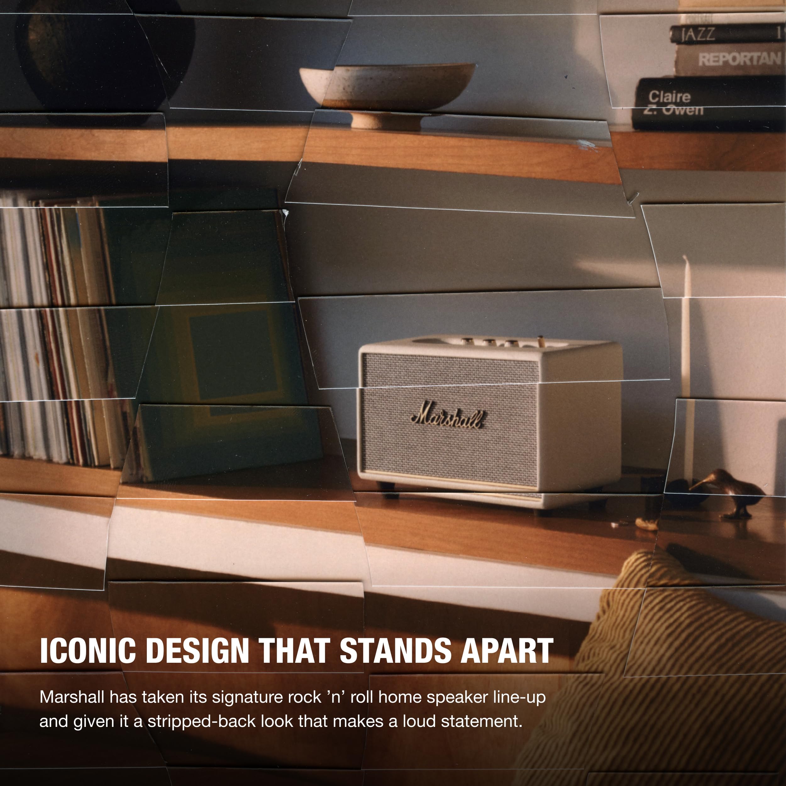 Marshall Acton Iii Bluetooth Speaker   Cream