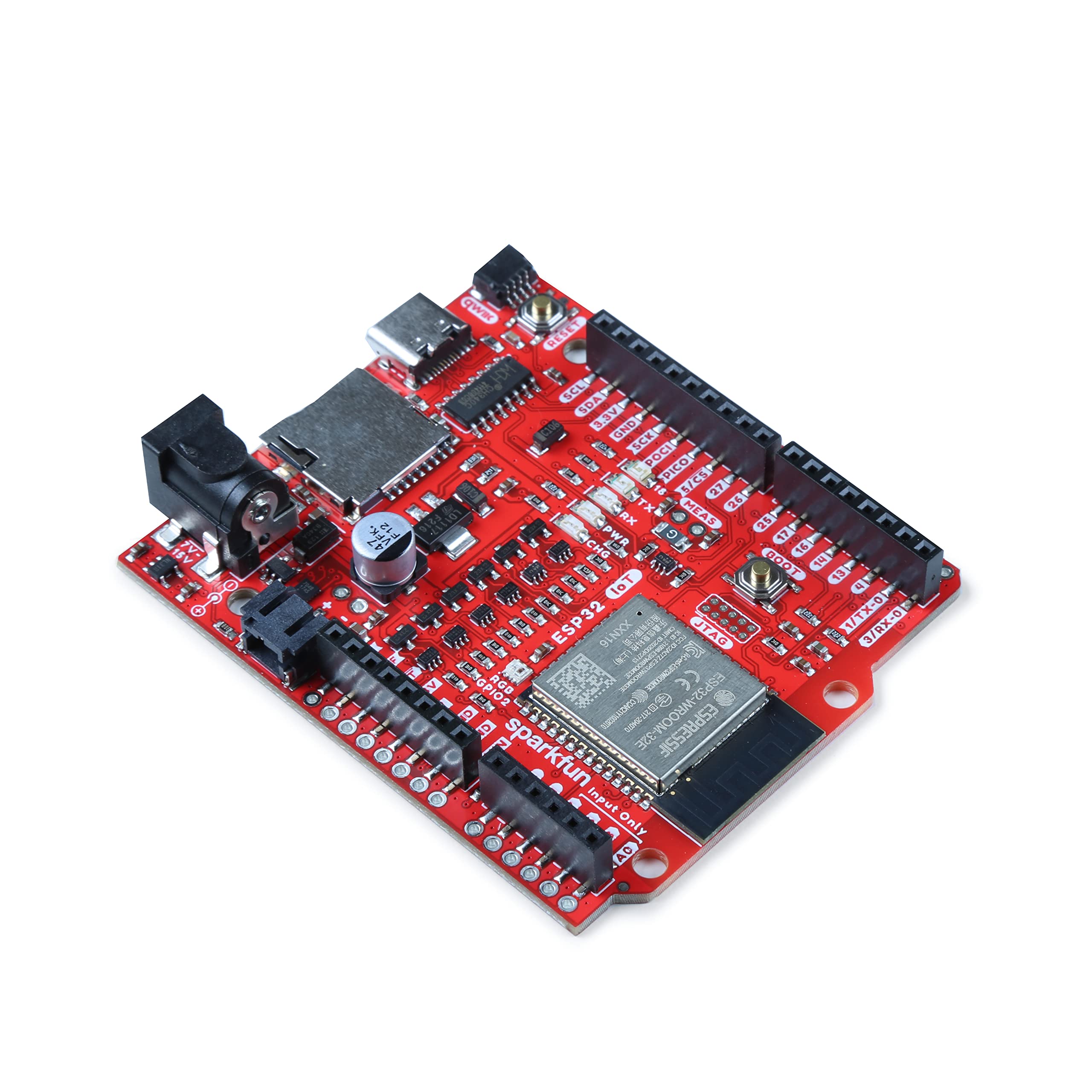 Sparkfun Iot Redboard   Esp32 Development Board  Esp32 Wroom Mcu Module Usb C Connector Qwiic Connector Microsd Card  Esp32 Dime
