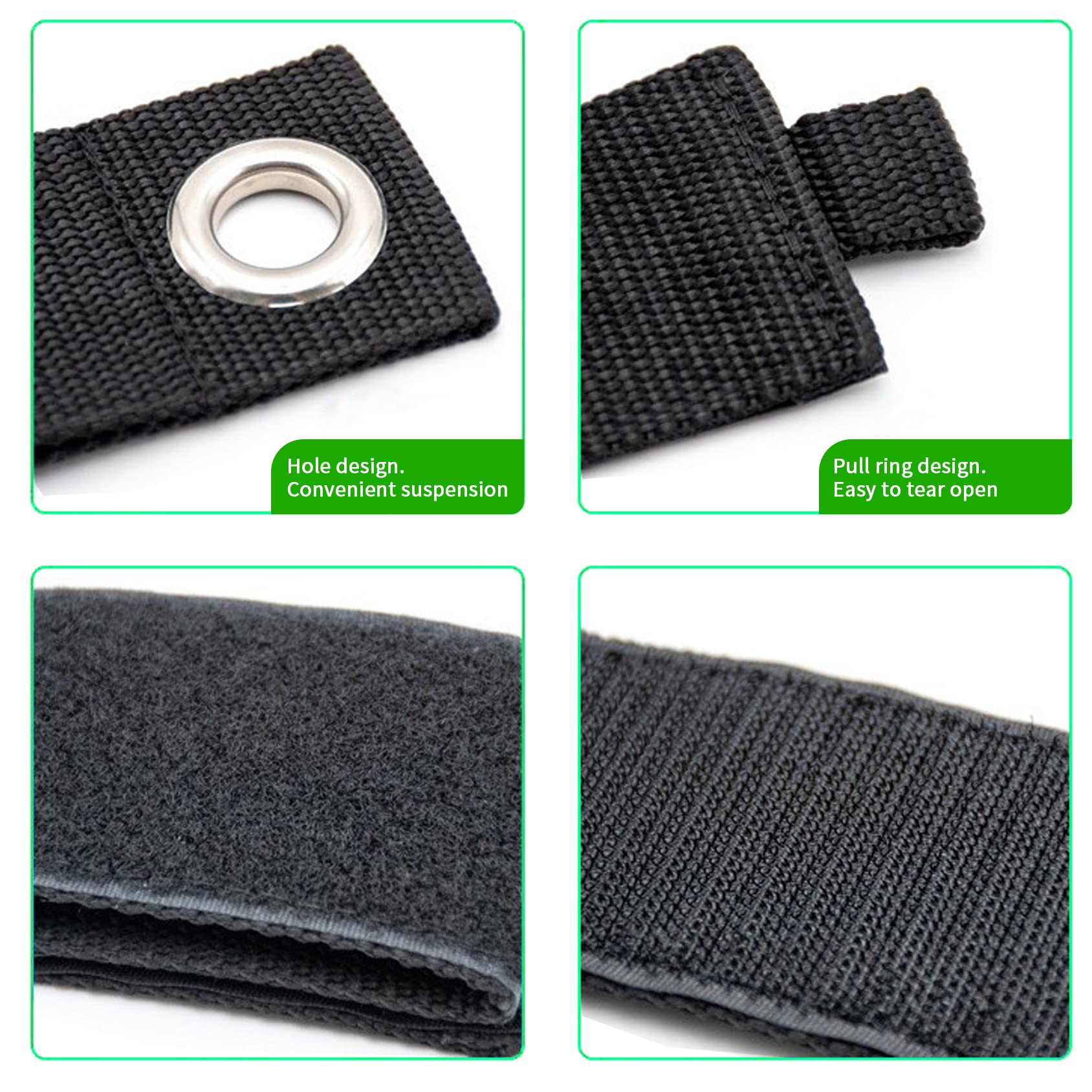 12 Pack Extension Cord Holder Wrap, Dpisilyy S/M/L/Xl Heavy Duty Cable Organizer Hook Loop Cable Straps Electric Cord Holder Sto