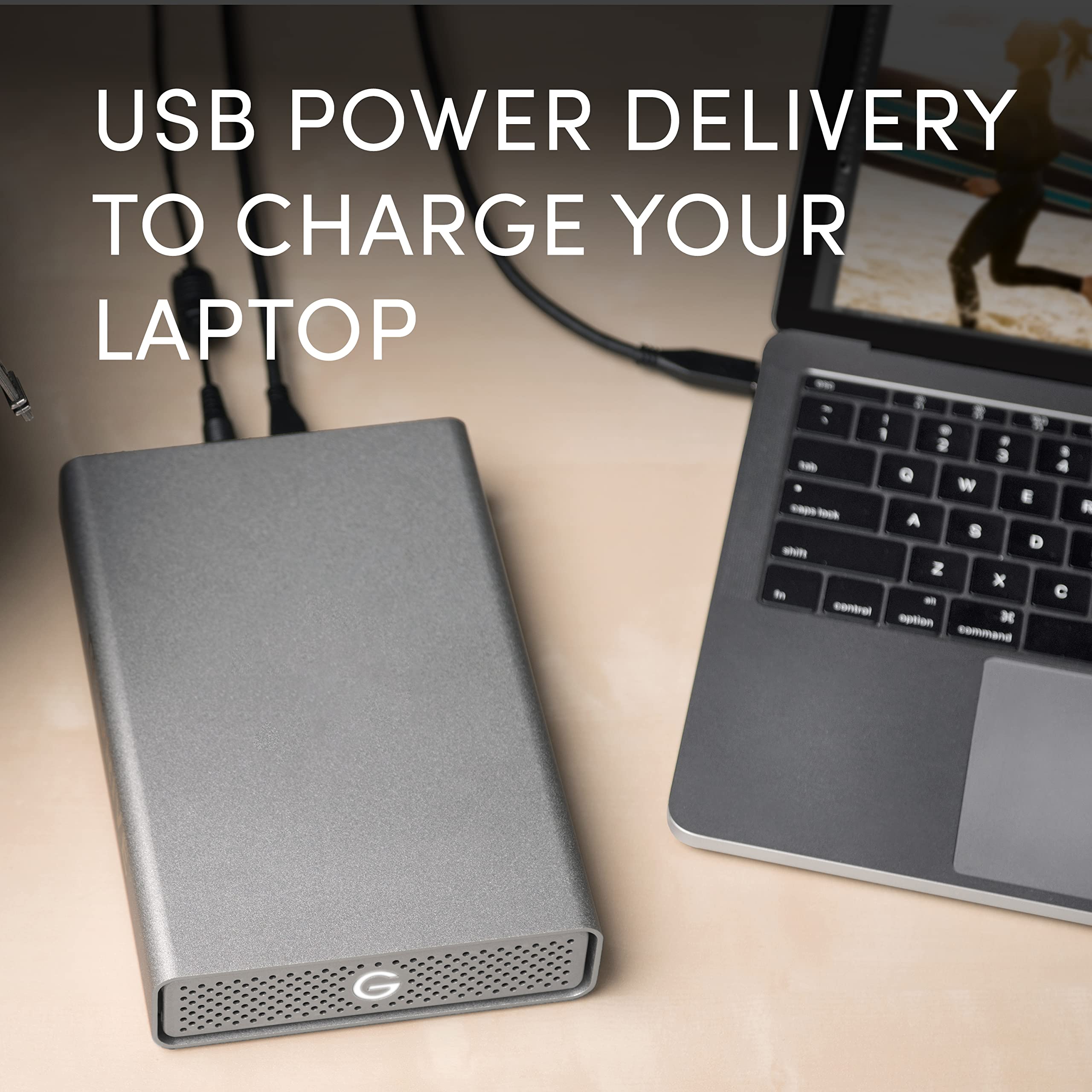 SanDisk Professional 4TB G-DRIVE HDD, Ultrastar, USB-C 5Gbps, Aluminum, Space Grey, Model SDPH91G-004T-NBAAD