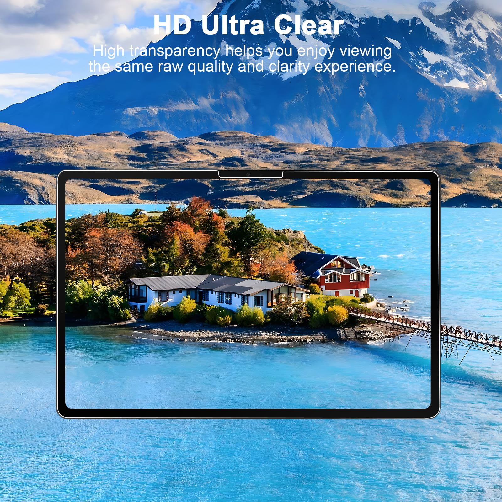 Sibeitu Screen Protector For Ipad Air 11 Inch 2024 Model M2, 2 Pack Ipad Air 6Th Generation Tempered Glass Film, 9H Hardness Hd