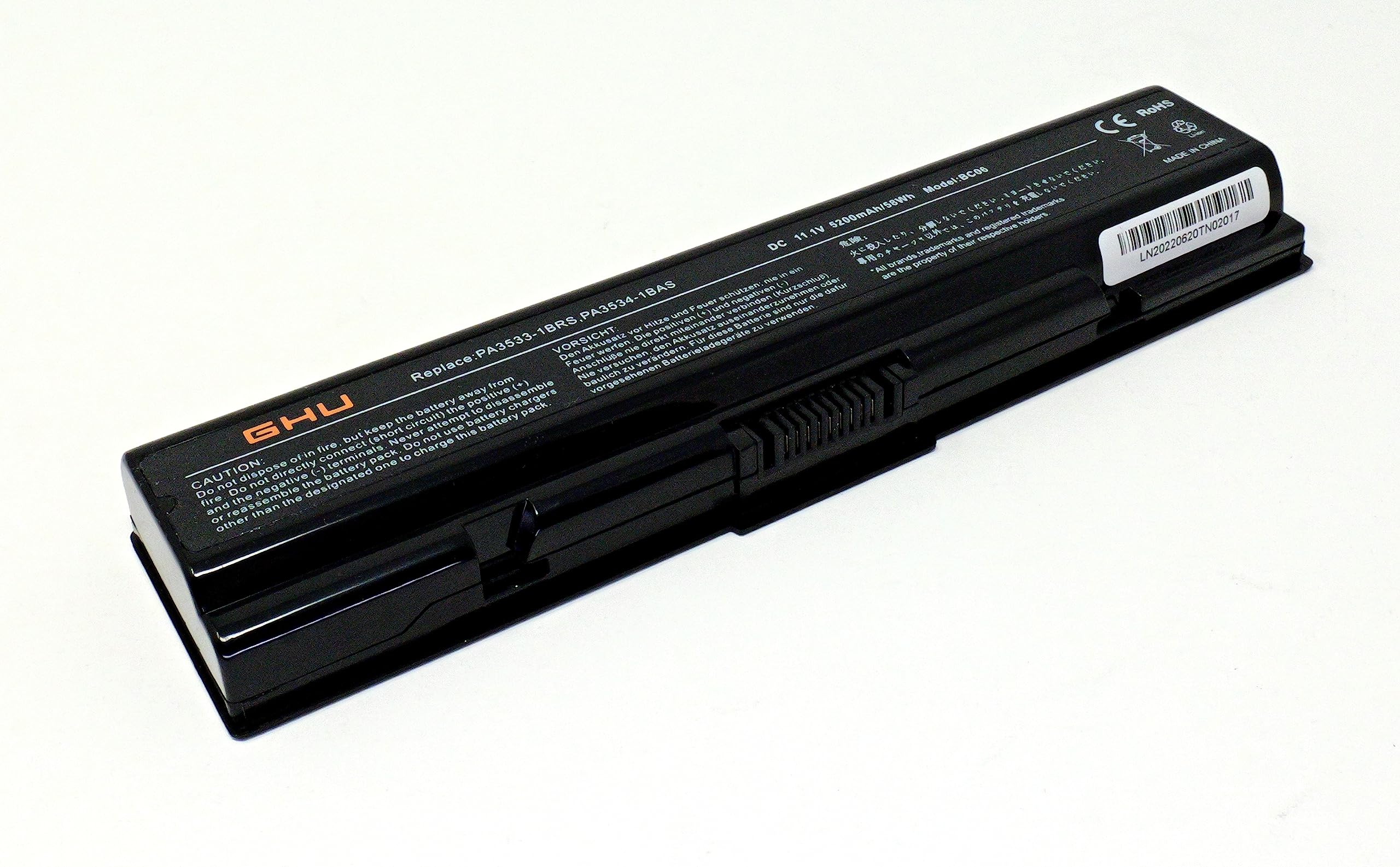 Ghu Battery 58 Wh Replacement For Pa3533U 1Brs Pa3533U 1Bas Pa3534U 1Bas Pa3534U 1Brs Pa3535U 1Bas Compatible With Laptop A200 A