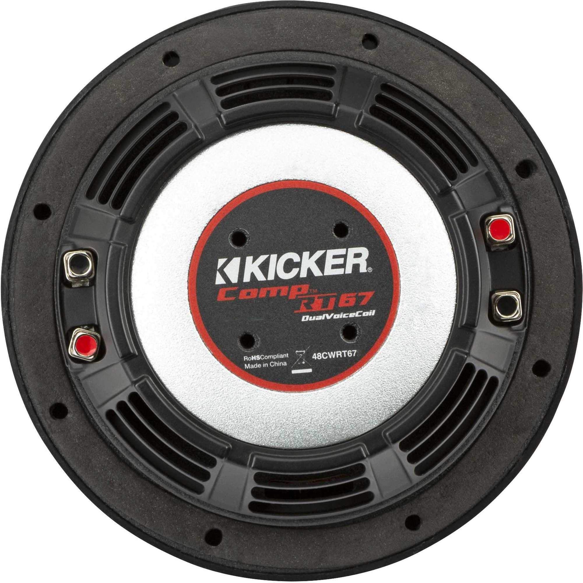 Kicker 48Cwrt674 Comprt 6.75'' Subwoofer, Dvc, 4 Ohm