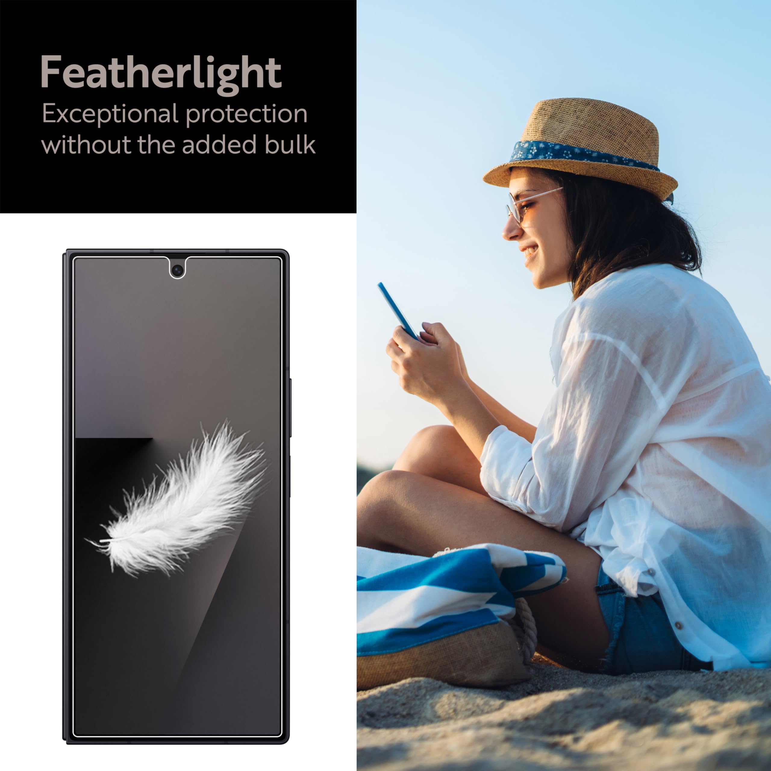 Armorsuit 2+2 Pack Paper-Feel Texture Screen Protector For Samsung Galaxy Z Fold 7 Case Friendly Militaryshield Matte Film - Mad