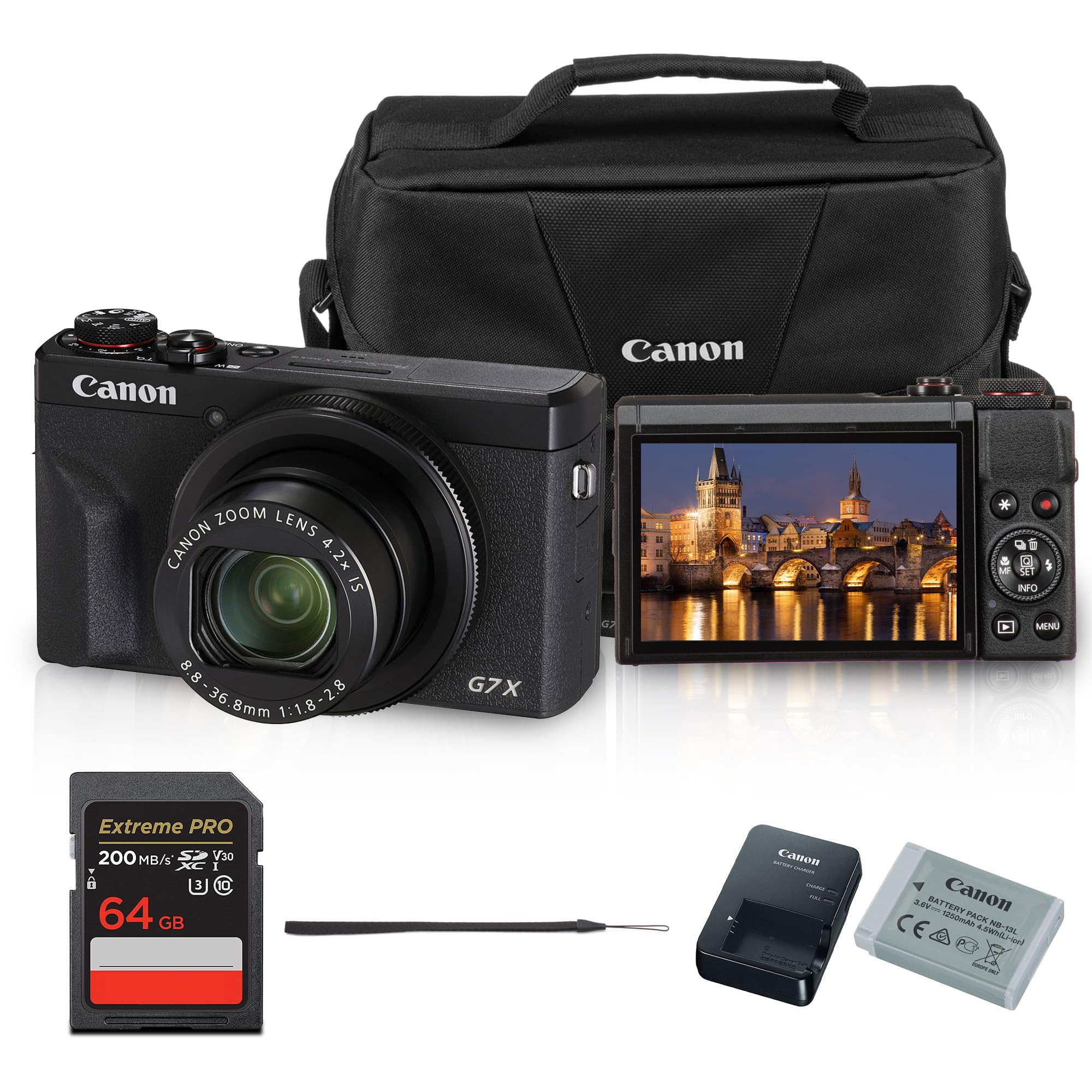 Canon PowerShot G7 X Mark III Digital Camera | 20.1MP 1-Inch Sensor, 4.2X Optical Zoom, 4K UHD Video, Wi-Fi & Bluetooth | Vloggi