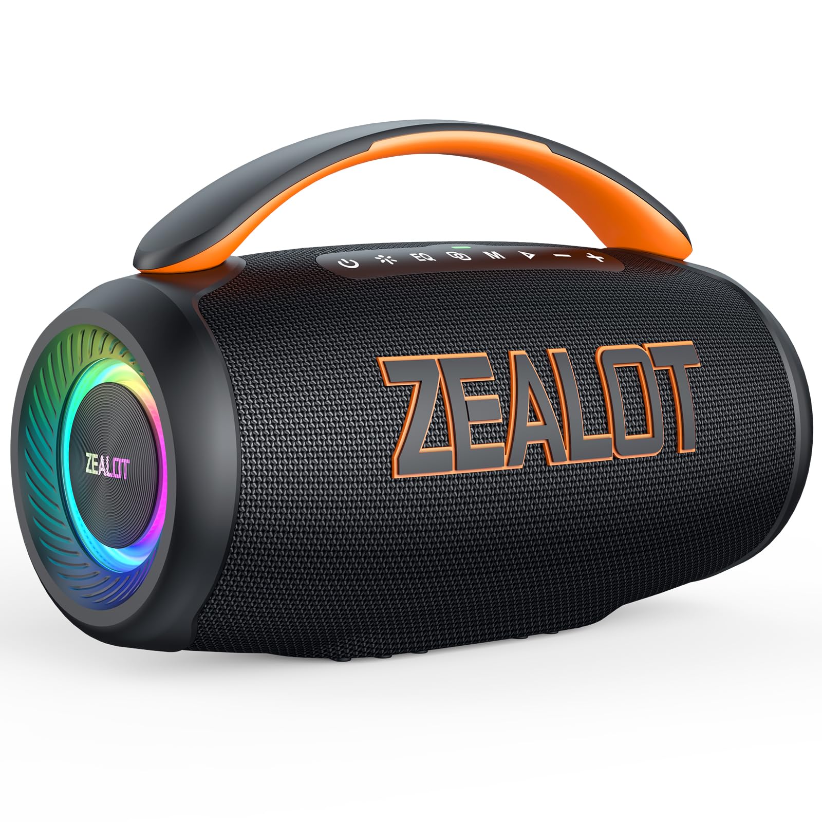 ZEALOT Portable Bluetooth Speaker, 80W Peak Waterproof Loud Booming Sound Speakers, Dual Pairing, XBass, 20H Playtime, Outdoor S