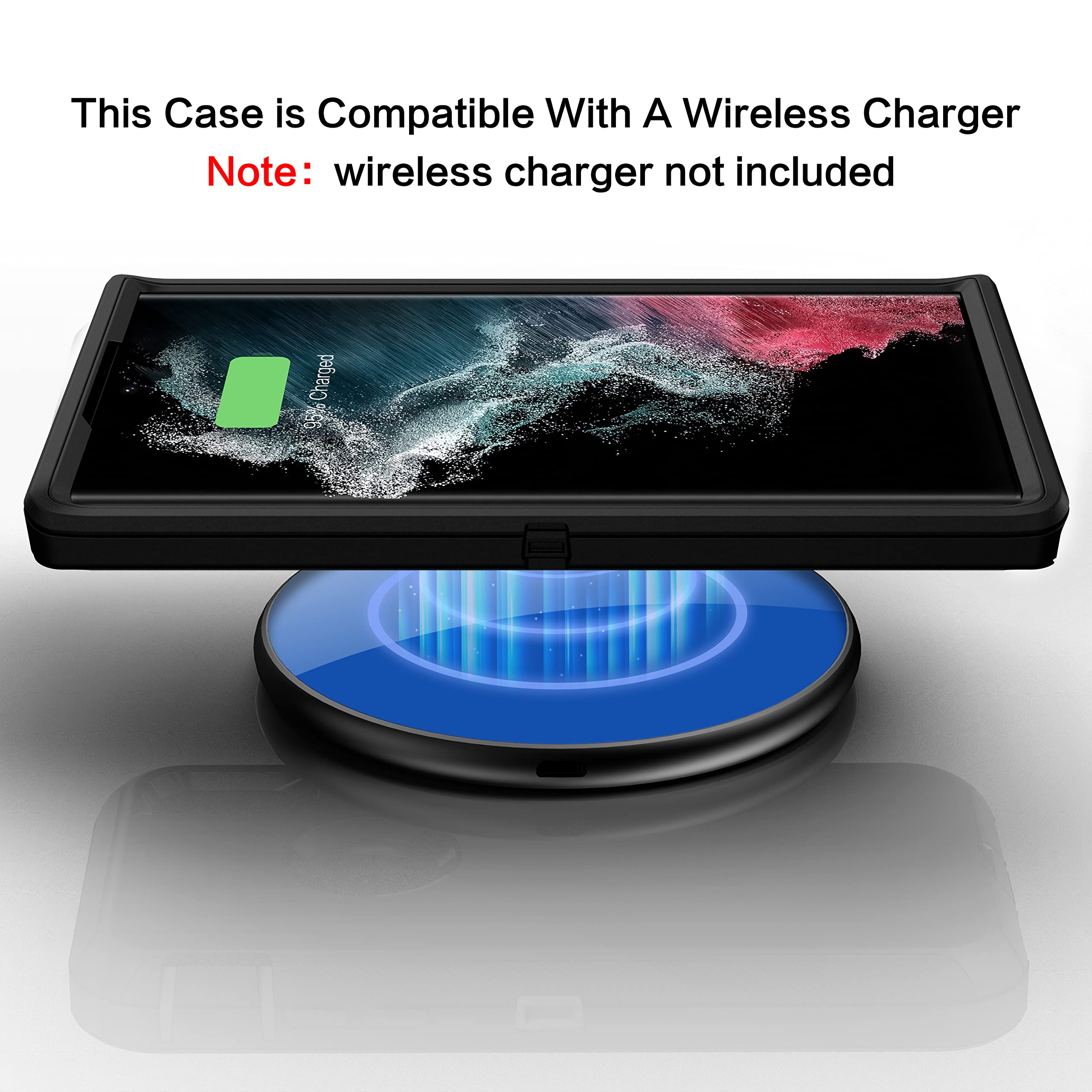 Mxx Case Designed For Galaxy S22 Ultra,Full Protection Heavy Duty Shockproof Rugged Bumper Dust Proof Cover Case For Samsung S22