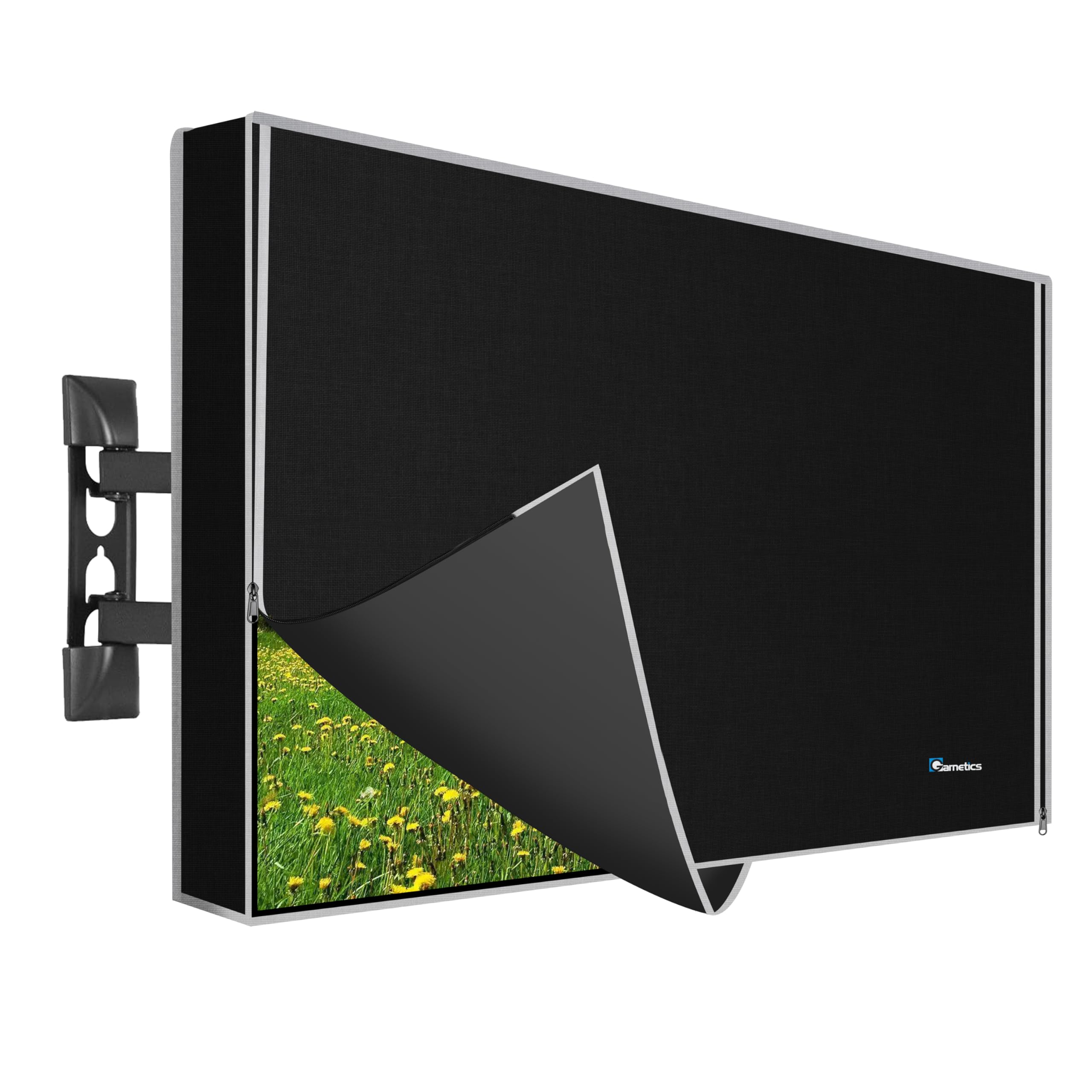 Smart Shield Outdoor TV Cover 75 Inch Weatherproof and Waterproof | Outside TV Enclosure | Screen Protector for Outside Display 