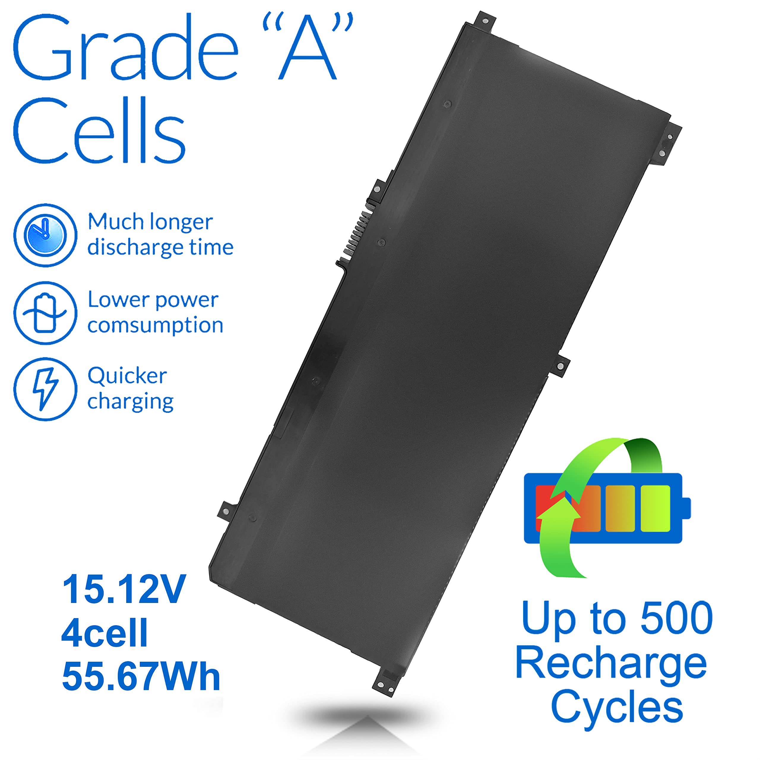 Sa04Xl L43267 005 Battery For Hp Envy X360 Battery Replacement 15M Dr0011Dx,Convertible 15 Dr1Xxx Battery,15M Dr0Xxx Sao4Xl 15M