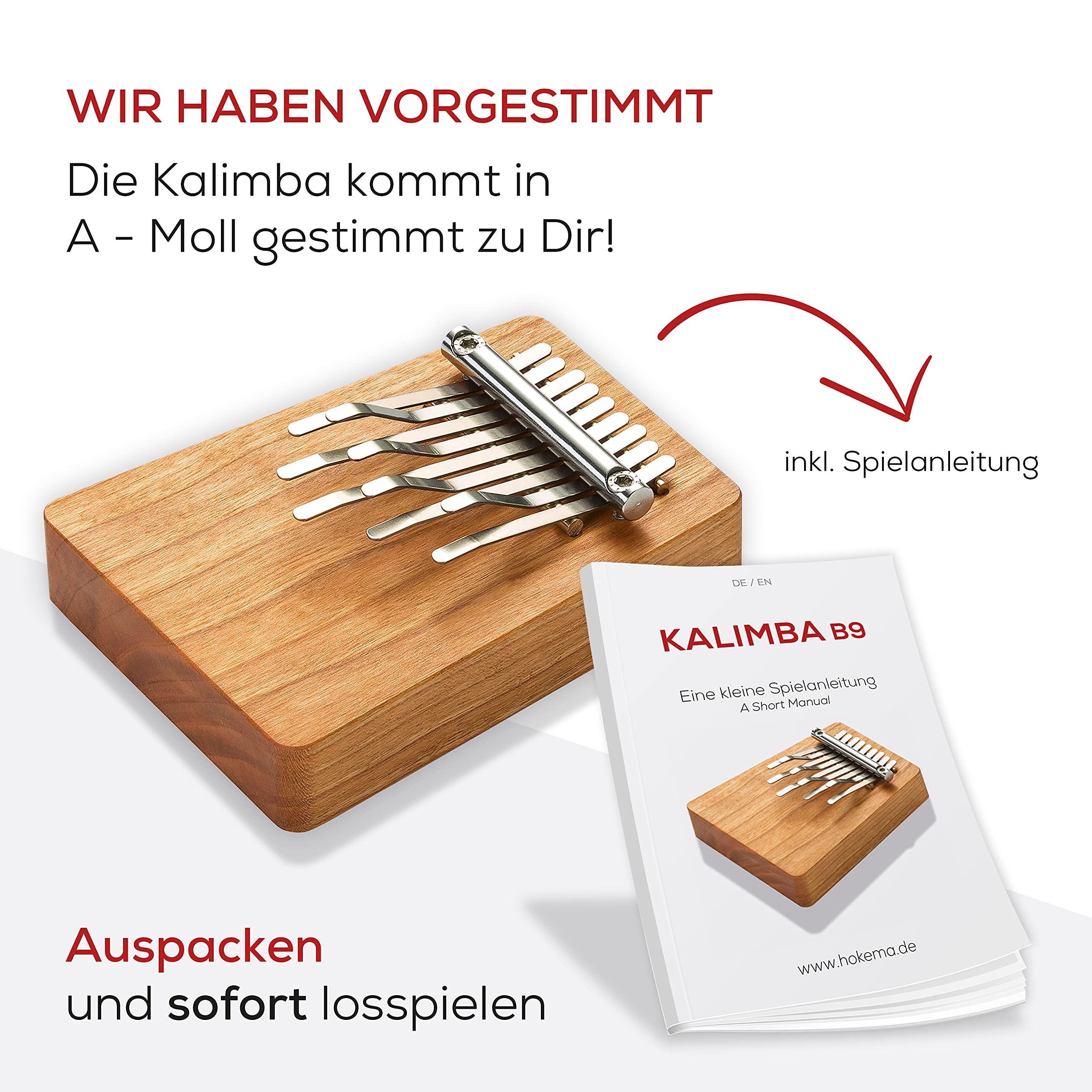 Hokema Kalimba B9 Thumb Piano