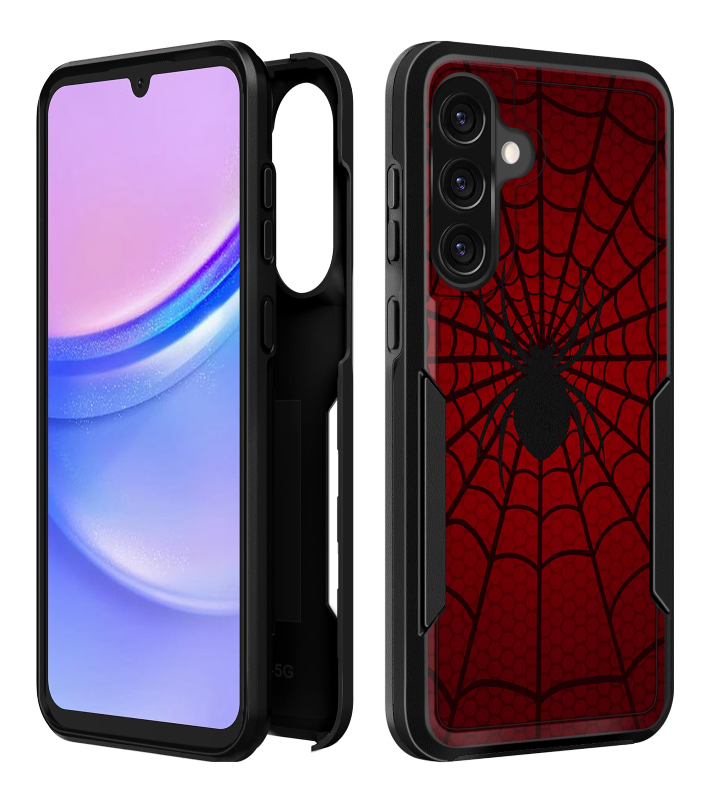 Plakill for Galaxy A36 5G Phone Case Women - Cute Girls Boys Cover Cool Kawaii Aesthetic Unique Design Red Heavy Duty Protective