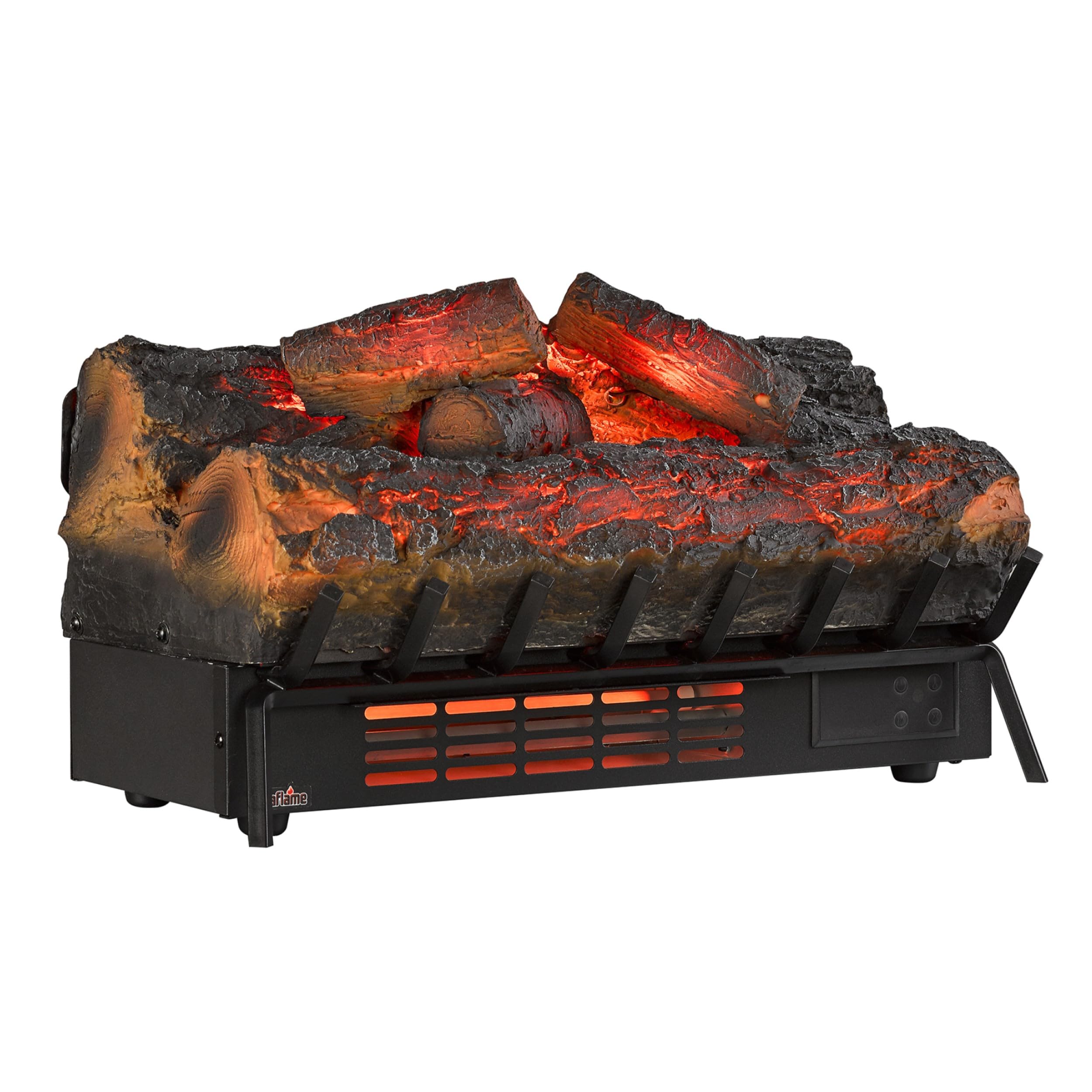 Duraflame Electric Log Set 1,000 Sq Ft Heater, Faux Logs Insert With Infrared Flames For Existing Fireplaces, Remote Control Inc