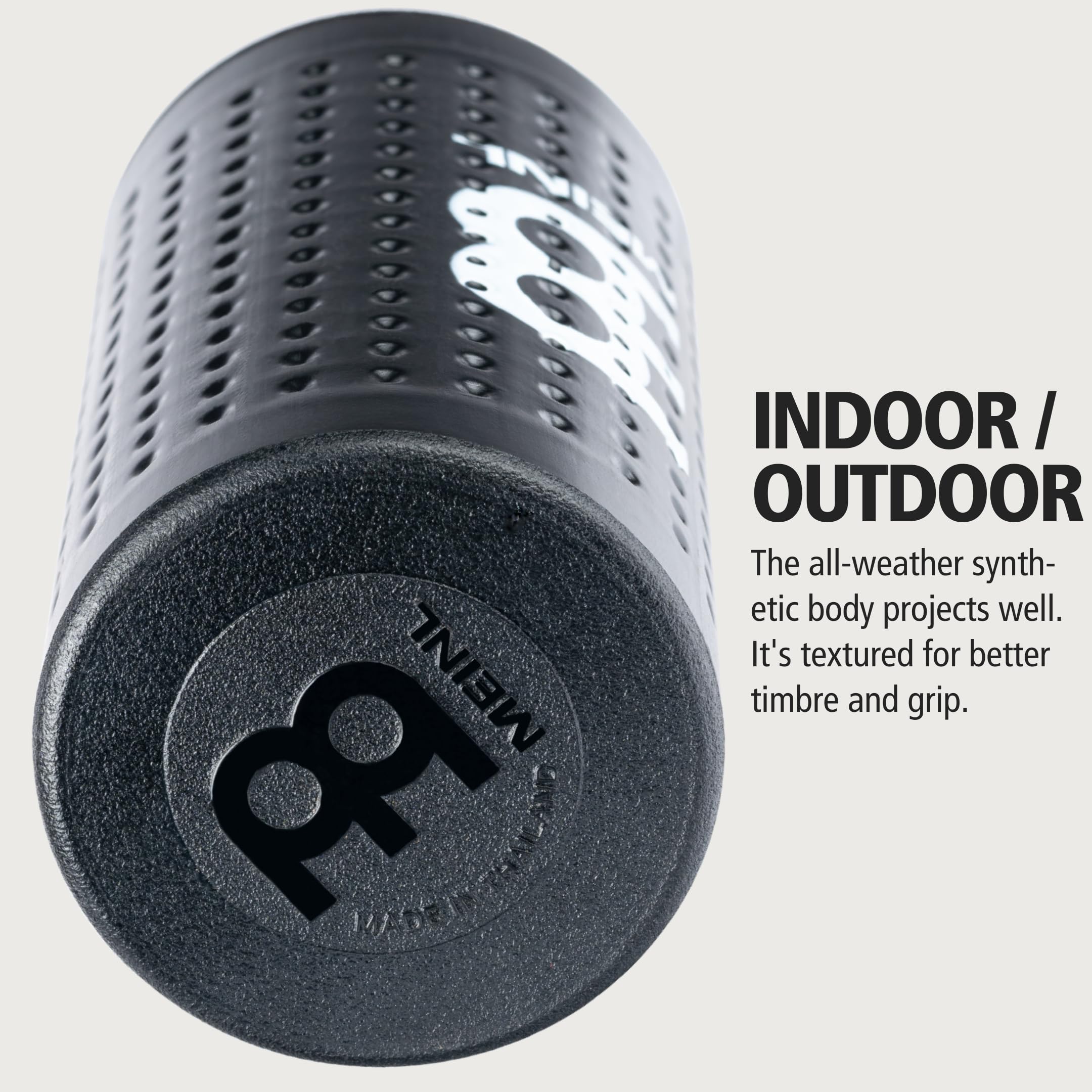 Meinl Percussion Studiomix Shaker With Textured Synthetic Body � Not Made In China � For Percussionists And Drummers, 2 Year Warranty (Sh12 M Bk)