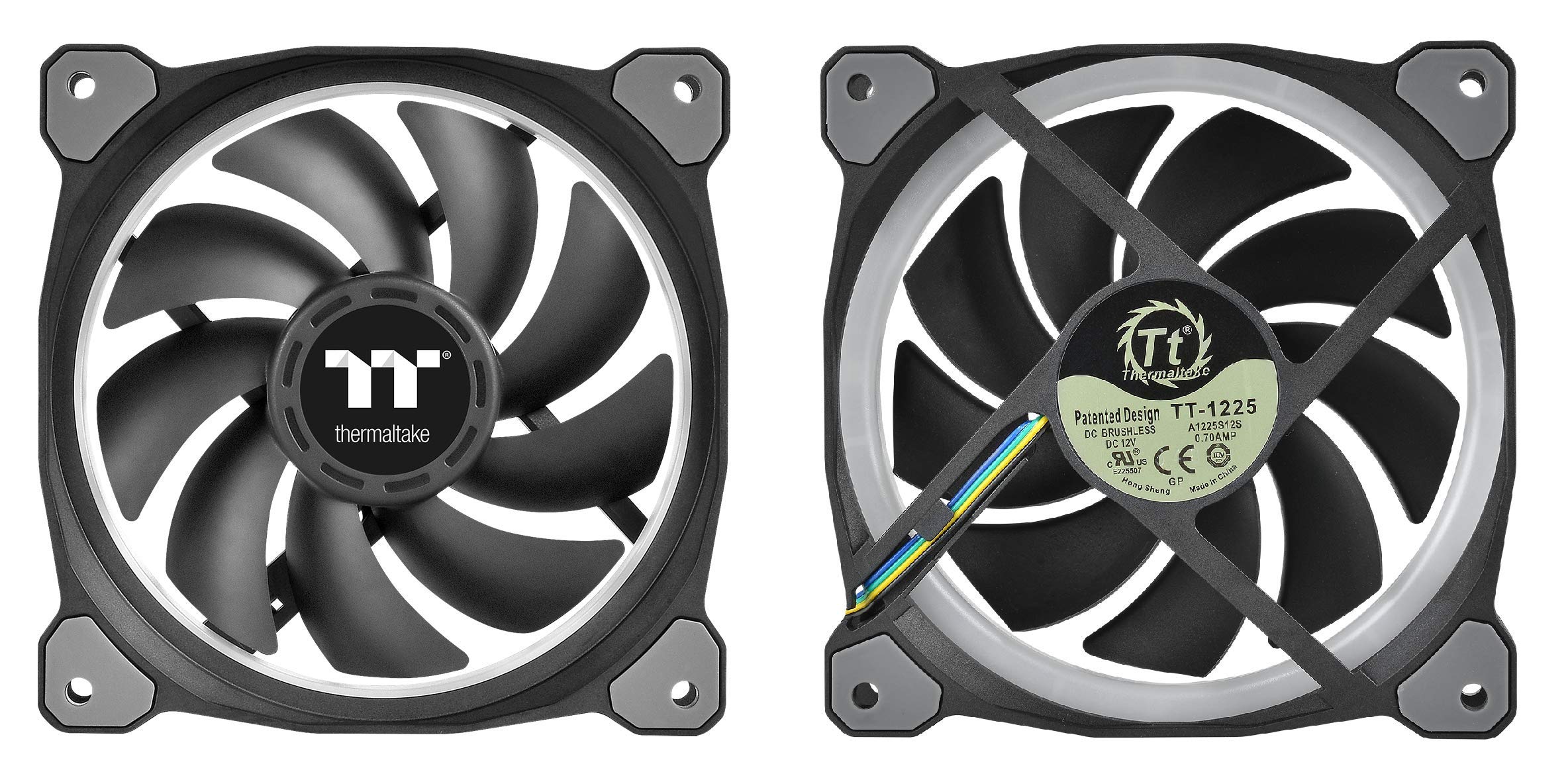 Thermaltake Riing Plus 12 Rgb Tt Premium Edition 120Mm Software Enabled Circular 12 Controllable Led Rgb Riing Case/Radiator Fan