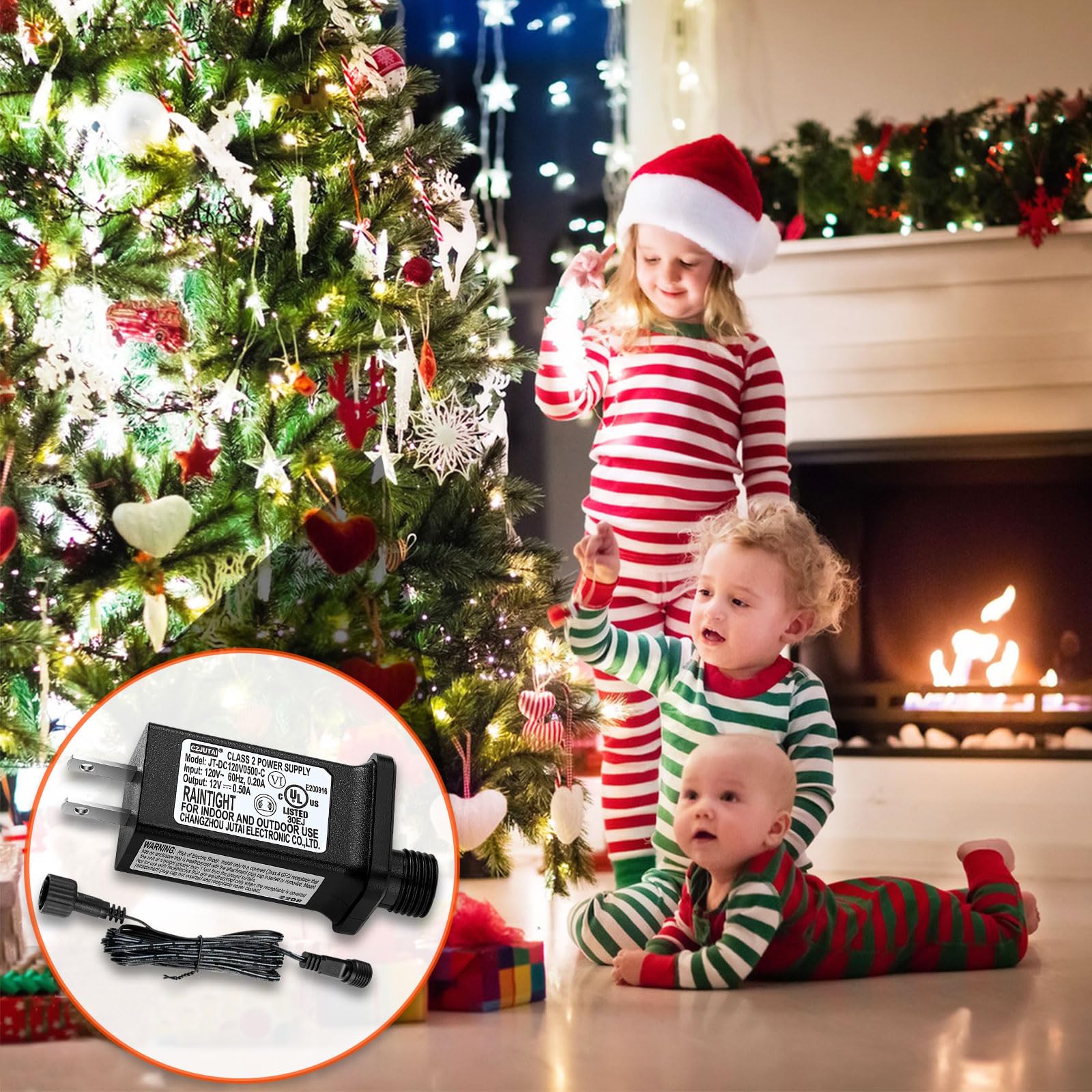 12V 0.5A Led Controller With Extension Cord, Replacement Model Jt Dc120V0500 C Class 2 Power Supply Ip44 Led Light Controller Lo