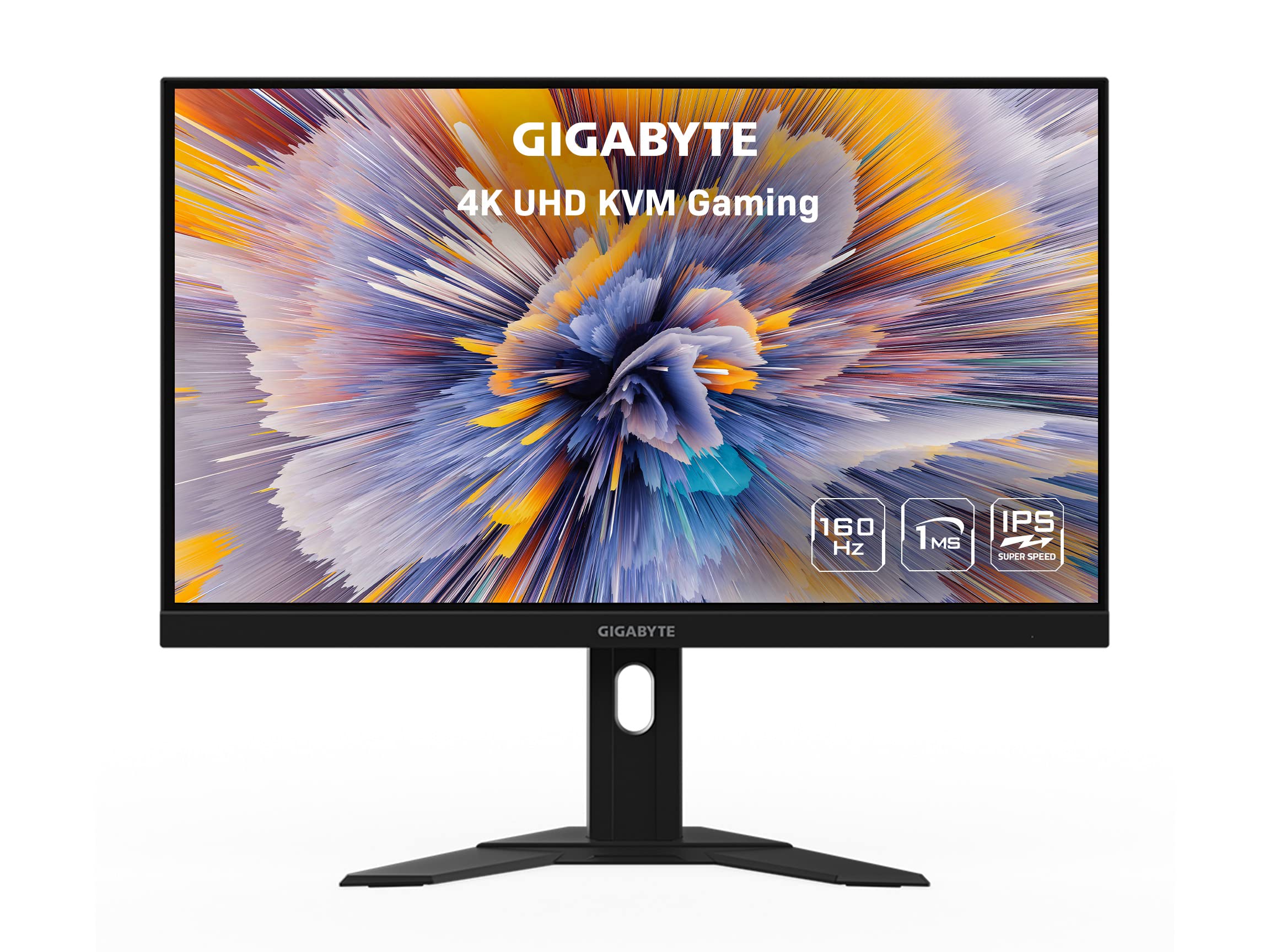 Gigabyte M27U 27 '' 160Hz 2160P Uhd Kvm Gaming Monitor, 3840 X 2160 4K Ss Ips Display, 1Ms (Mprt) Response Time, 95% Dci P3, Hdr