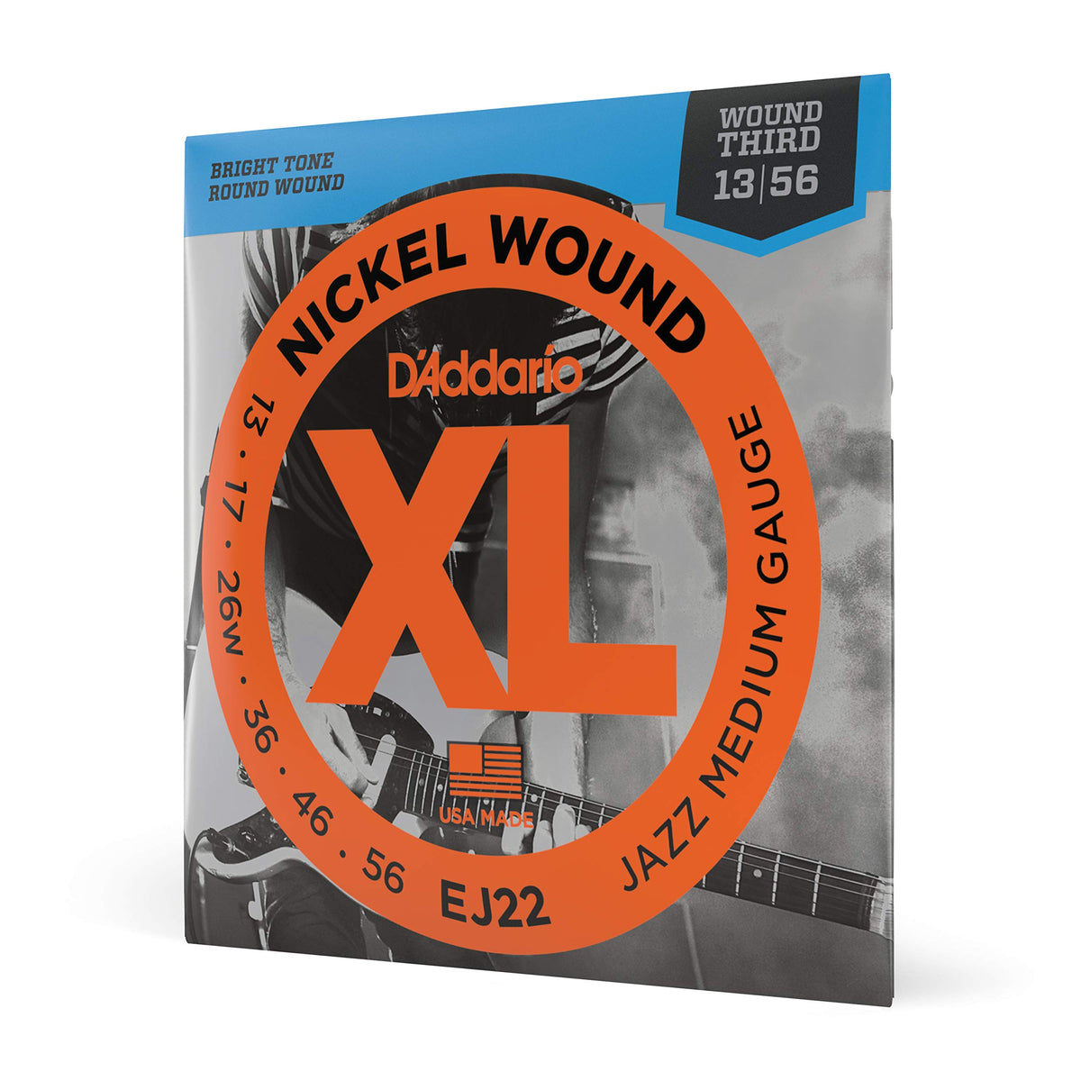 Daddario Guitar Strings   Xl Nickel Electric Guitar Strings   Ej22   Perfect Intonation, Consistent Feel, Reliable Durability   
