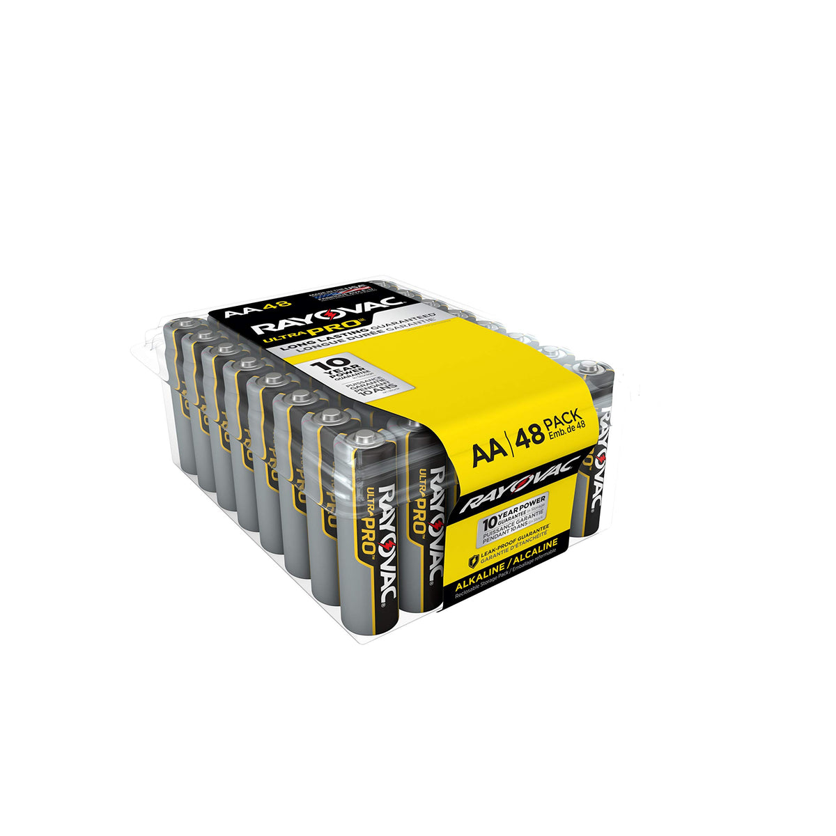Rayovac Aa Batteries, Ultra Pro Alkaline Aa Cell Batteries (48 Battery Count)