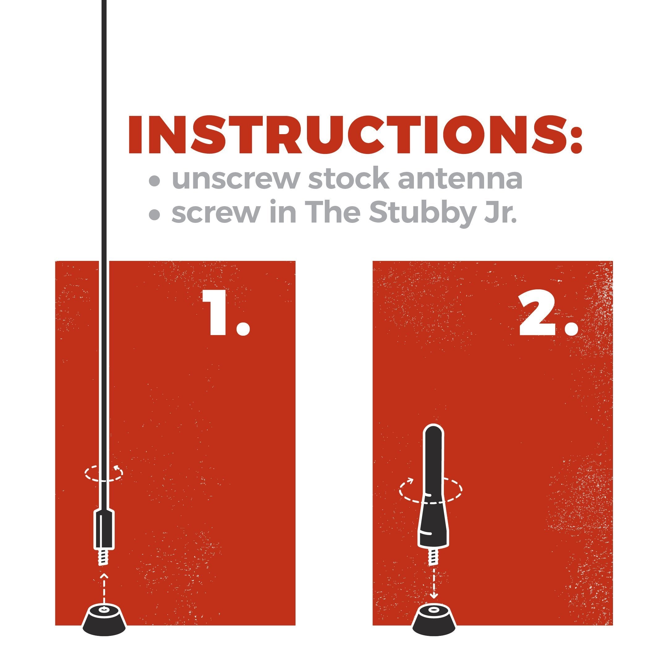 Cravenspeed Stubby Jr Antenna Compatible With Mazda 5 1999 2015 | 2 Inches | Short Antenna Replacement | Made In The Usa