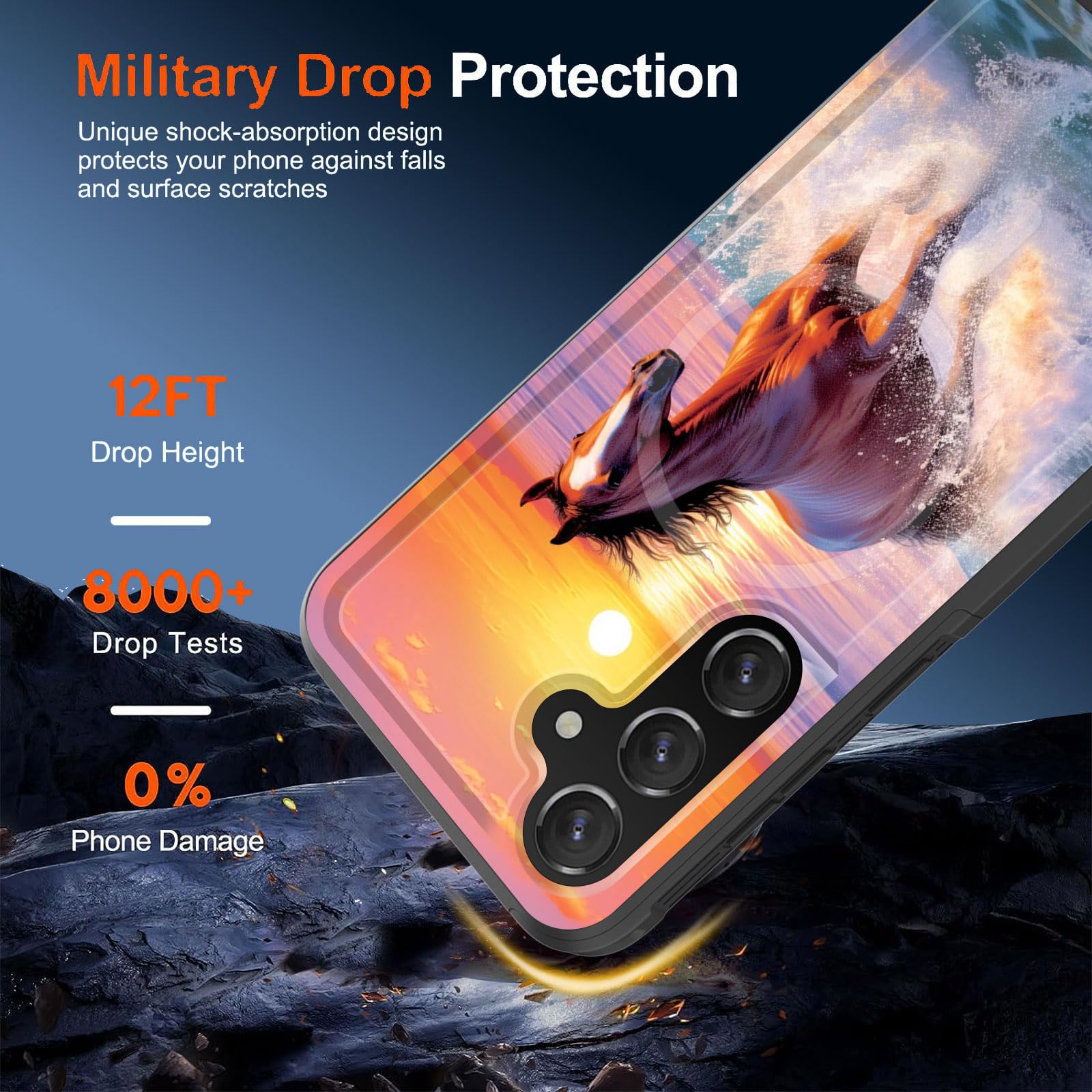 Zqlplzr Magnetic For Galaxy S24 Case,[Compatible With Magsafe] [Military Grade Drop Protection] Heavy Duty Shockproof Phone Case
