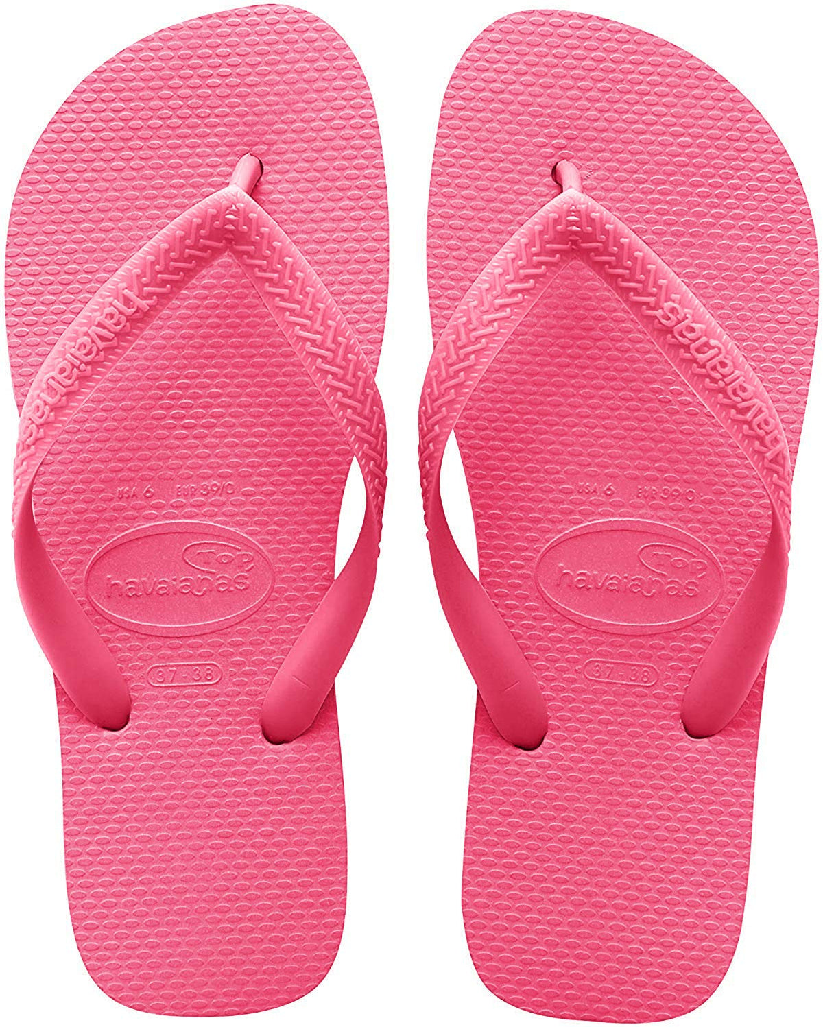 Havaianas Womens Top Flip Flop Sandal,Pink, 3738 Br(7 8 M Us Womens  6 7 M Us Mens)