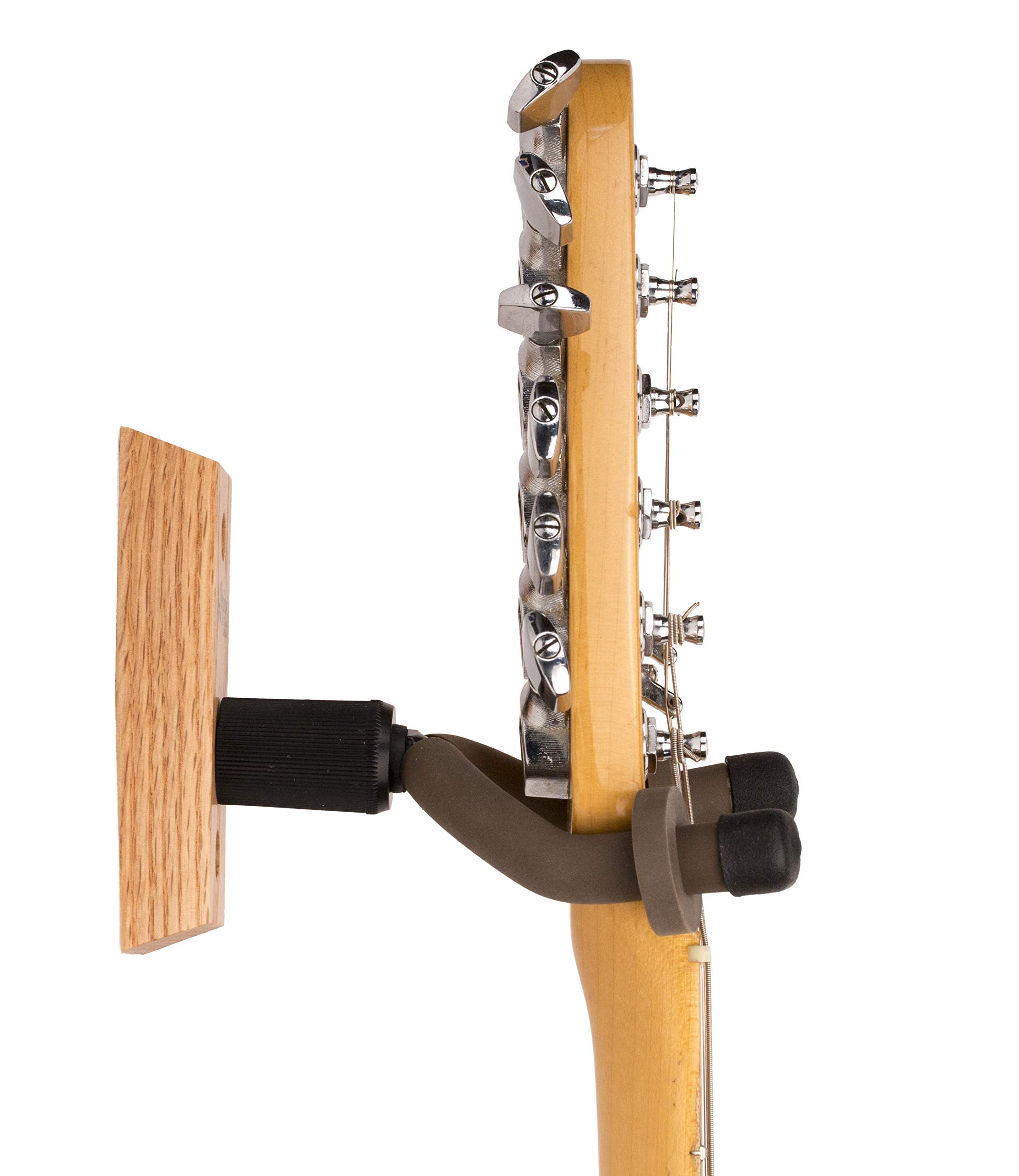 String Swing Wall Mount Guitar Hangers Oak (3 Pack) Cc01 O