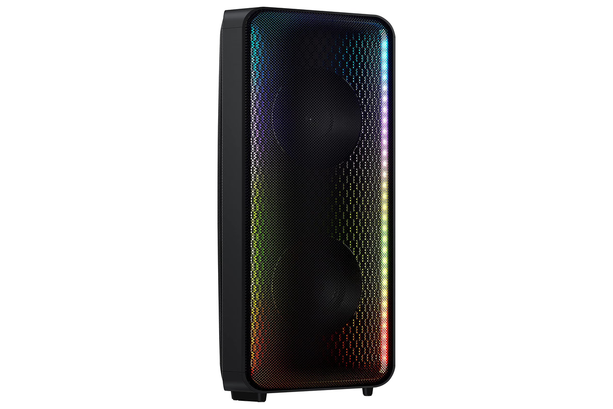 SAMSUNG MX-ST40B Sound Tower High Power Audio, 160W Floor Standing Speaker, Bi-Directional Sound, Built-in Battery, IPX5 Water Resistant, Party Lights, Bluetooth Multi-Connection, 2022