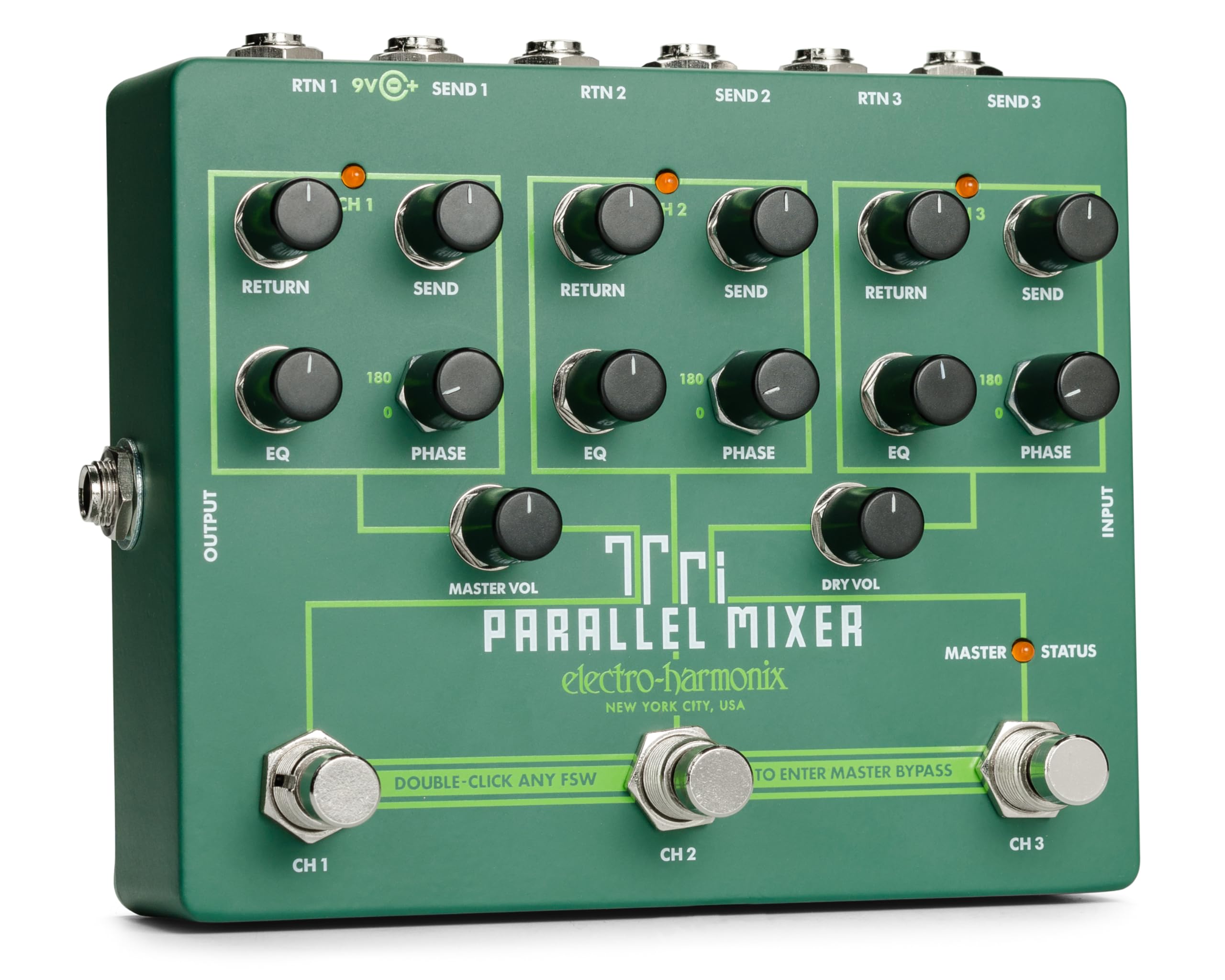 Electro Harmonix Tri Parallel Mixer Effects Loop Mixer/Switcher Pedal