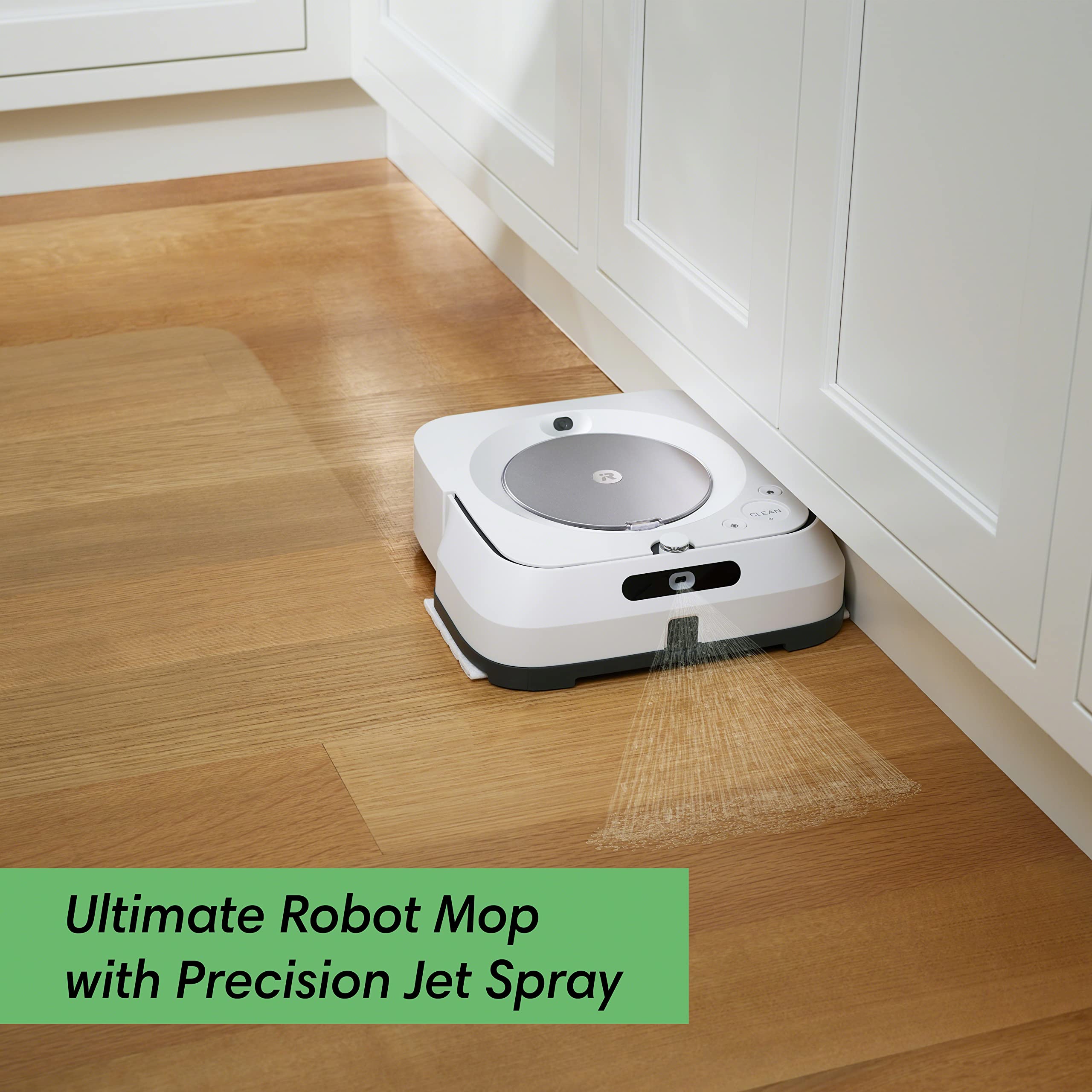 Irobot Braava Jet M6 (6110) Ultimate Robot Mop  Wi Fi Connected, Precision Jet Spray, Smart Mapping, Works With Alexa, Ideal For