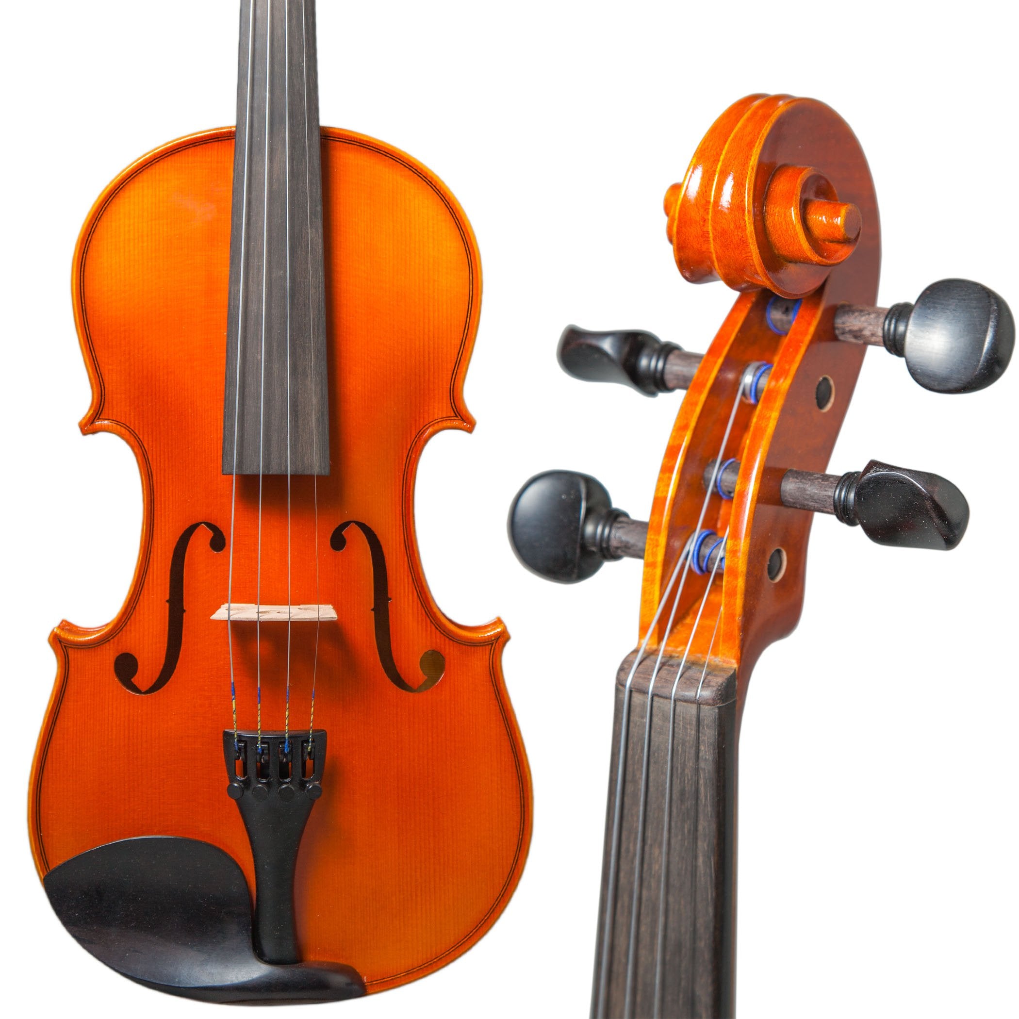 Paititi 4/4 Full Size Intermediate Level Plus Violin With Lightweight Case, Brazilwood Bow, Rosin Cake, Shoulder Rest, String An