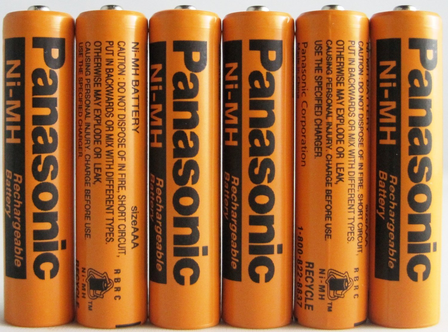 Panasonic Hhr 75Aaa/B 6 Ni Mh Rechargeable Battery For Cordless Phones, 700 Mah (Pack Of 6)
