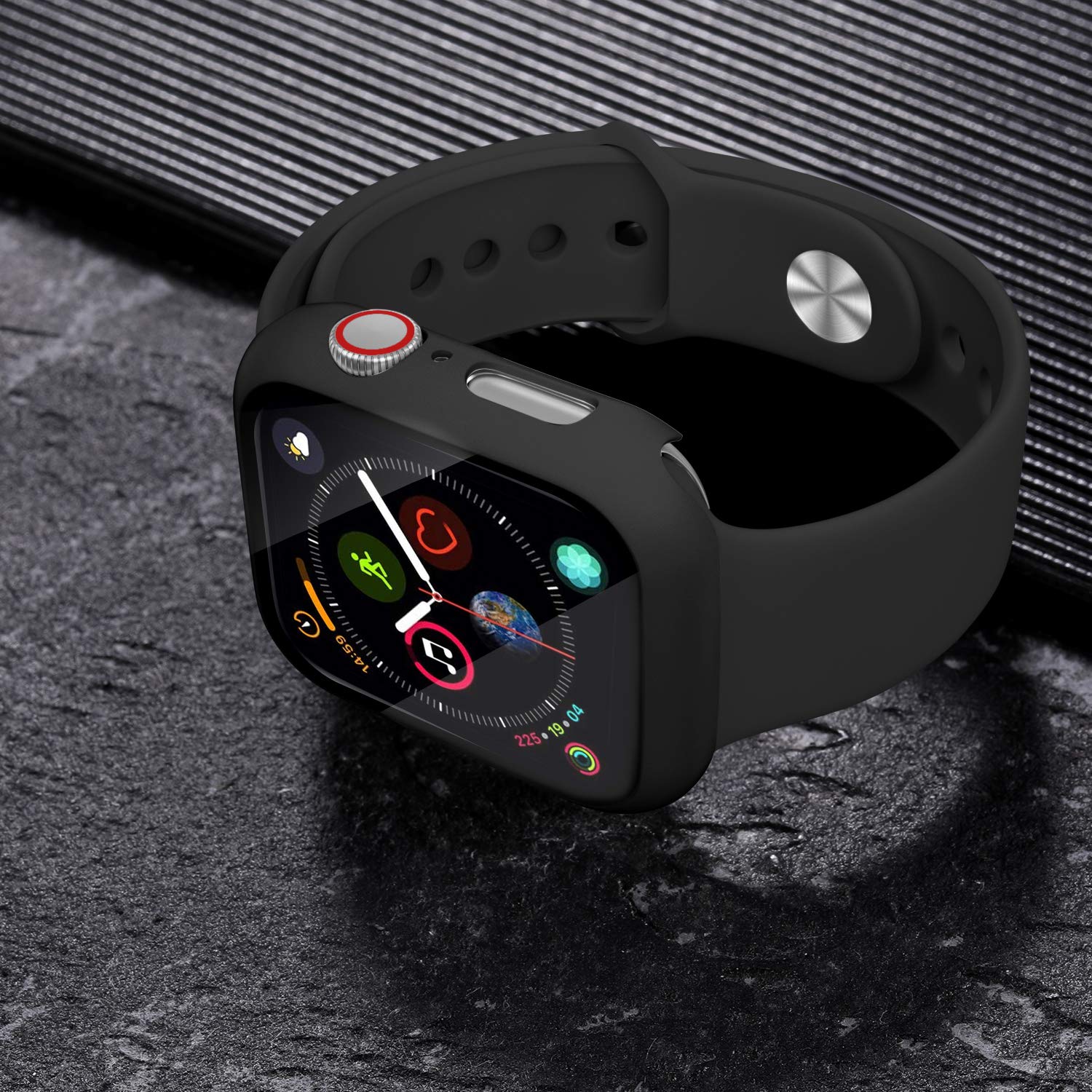 Charlam Compatible With 42Mm Apple Watch Case, Apple Watch Series 10 Case Cover 42Mm Wtih Touch Sensitive Screen Protector, 3 Pa