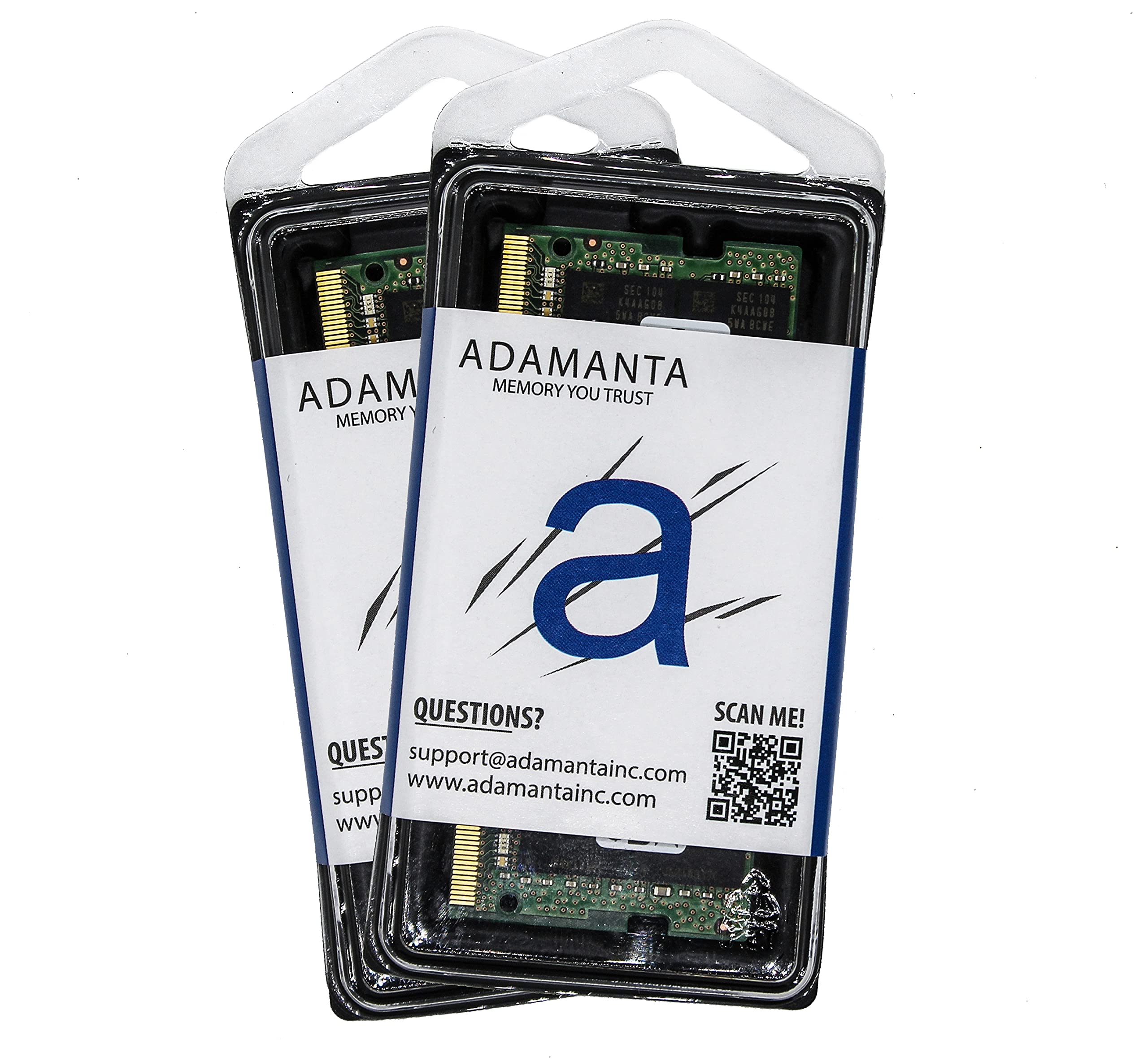Adamanta 32Gb (2X16Gb) Ddr4 3200Mhz (Or 2933Mhz Or 2666Mhz Or 2400Mhz Or 2133Mhz) Pc4 25600 Sodimm Samsung Ic 2Rx8 Cl22 1.2V Non