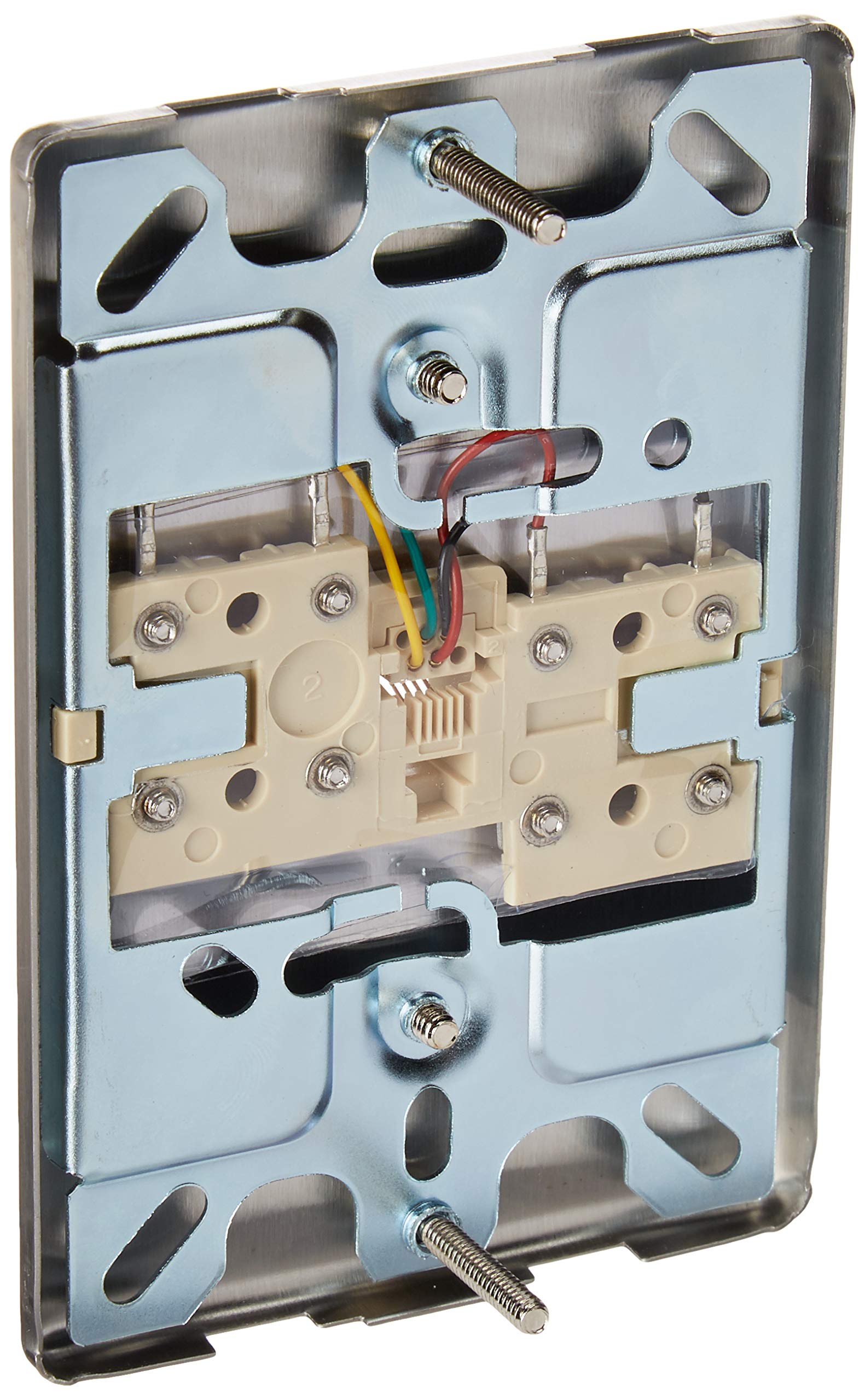 Leviton C0256 SS 6P4C TELEPHONE WP STAINLESS STEEL