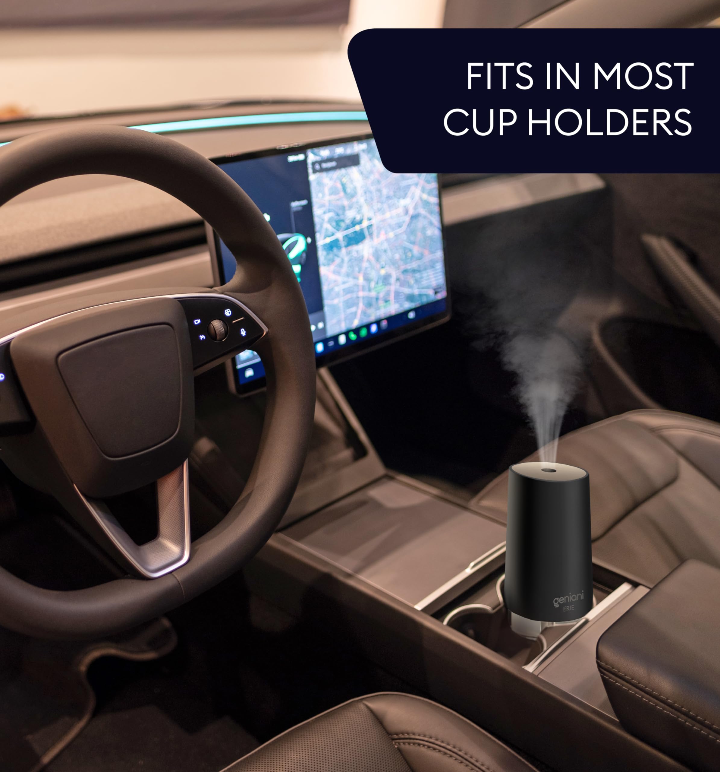 Geniani Portable Small Cool Mist Humidifiers   Usb Desktop Humidifier For Plants, Office, Car, Baby Room With Auto Shut Off & Ni