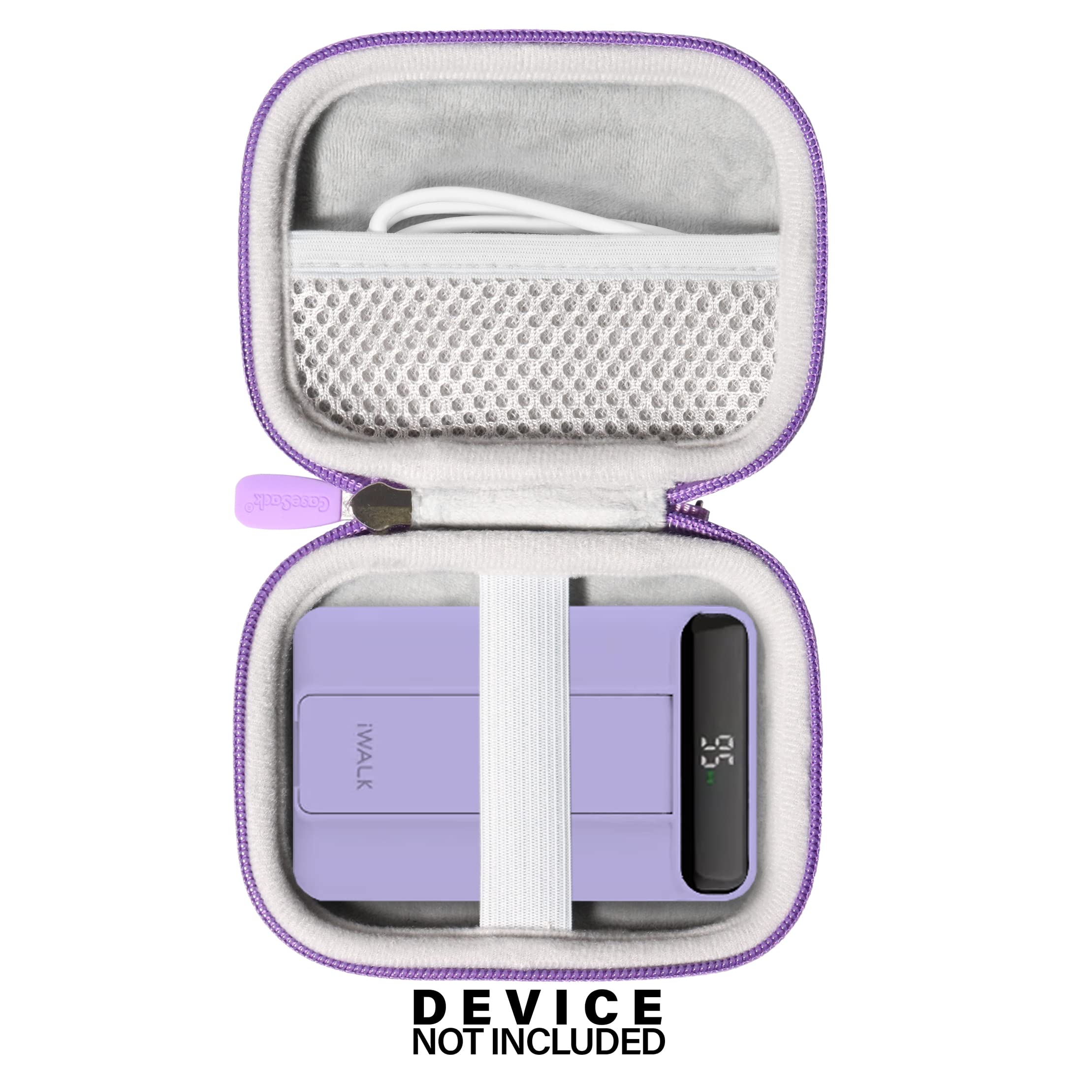 Casesack Case For Iwalk Mini/Iwalk Linkpod Portable Charger For Iphone Compactable With 4500Mah, 3350Mah, 4800Mah (Light Purple)