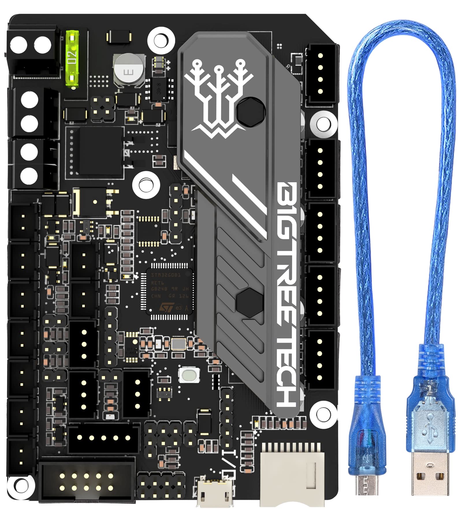 Bigtreetech Skr Mini E3 V3.0 Control Board With Tmc2209 Uart Stepper Driver New Upgrade 32Bit 3D Printer Silent Board For Ender