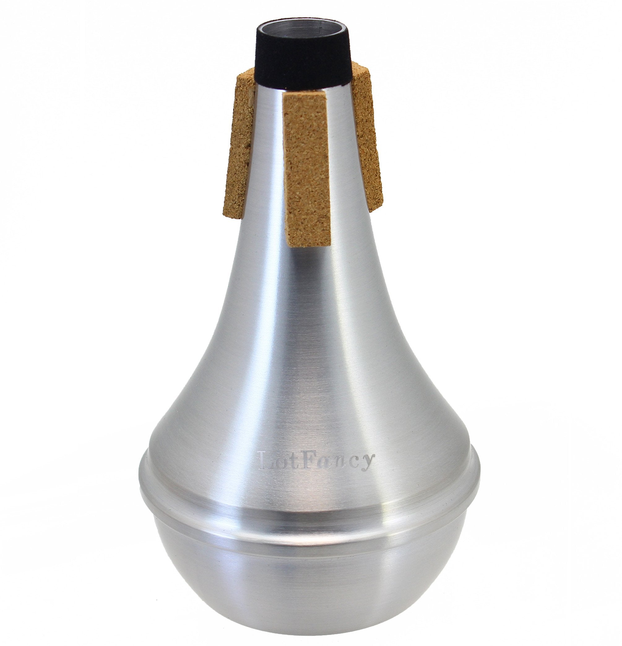 Lotfancy Trumpet Mute, Lightweight Aluminum Straight Mute For Jazz, 3.5''X6'' Trumpet Muffler Silencer, Excellent For Stage Perf