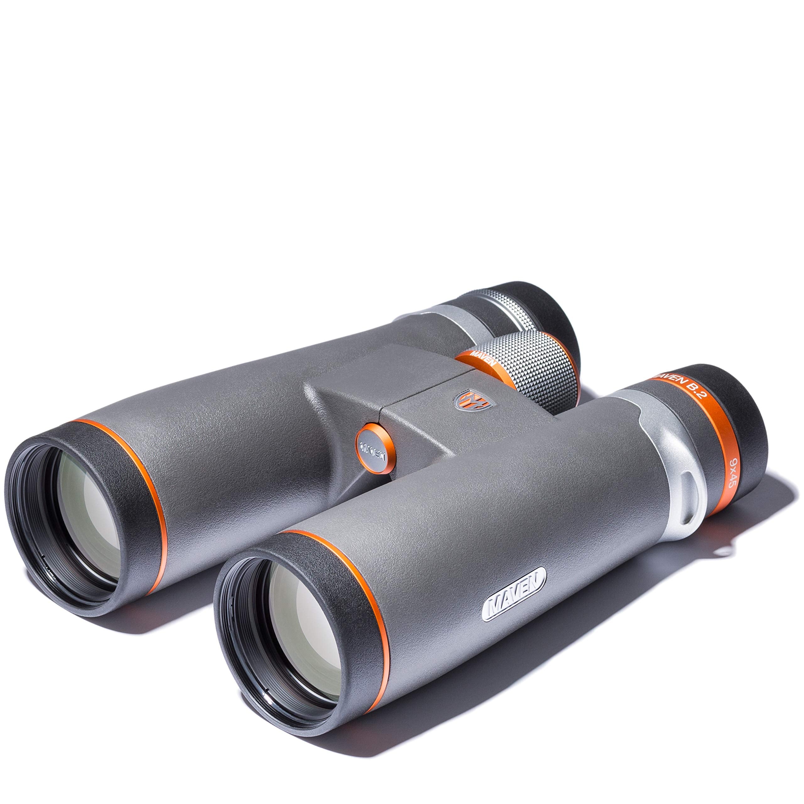 Maven B2 45 Mm Ed Binocular (11X45, Gray/Orange)