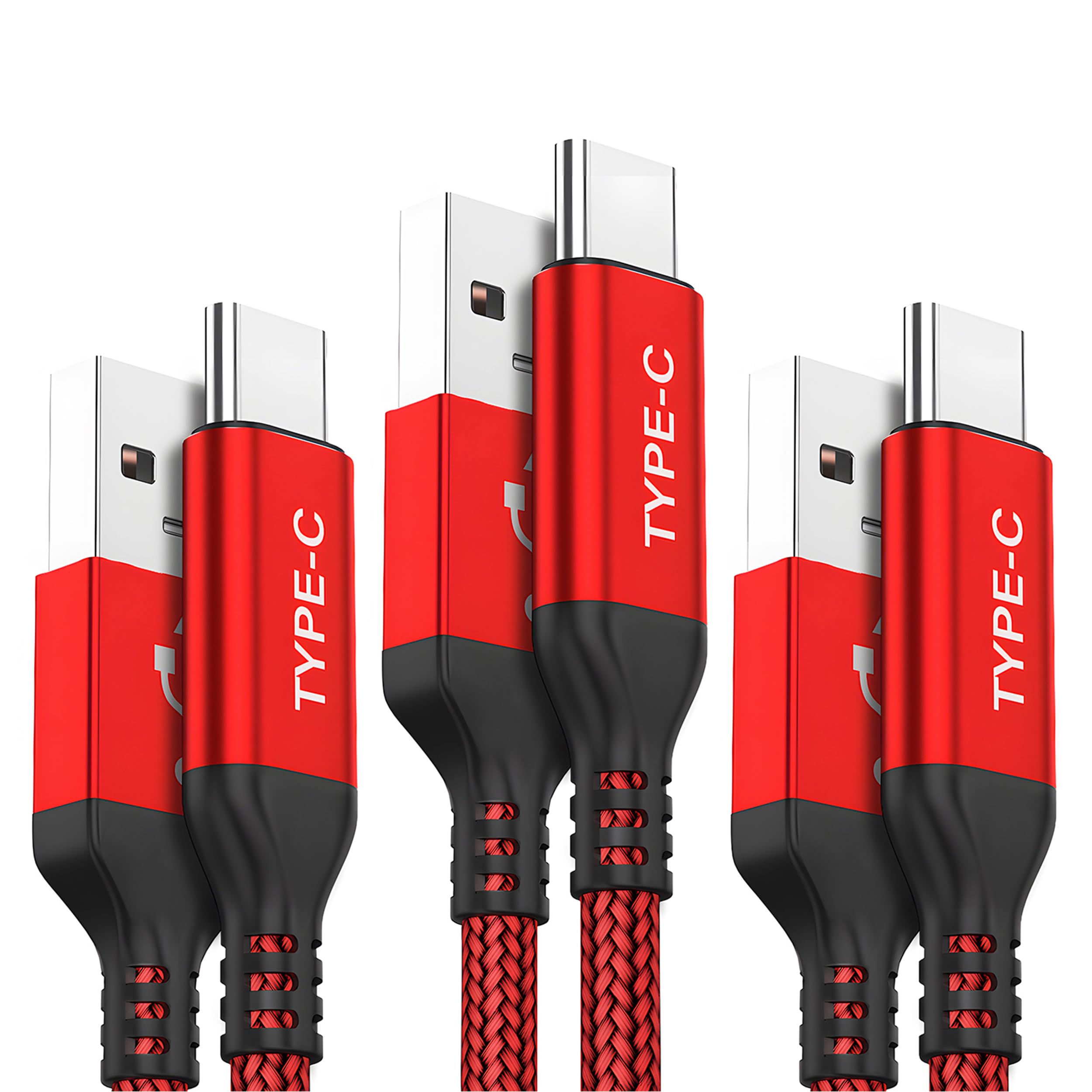 Akoada Usb C Cable, 3 Pack (10Ft+6.6Ft+3.3Ft) 3.1A Usb A To Usb C Fast Charger Cord Compatible With Iphone 16 15 Pro Max Sam.Sung Galaxy S24 S23 S22 Note S21 S20 Plus Ipad 10 Air 5 4 Mini 6 Lg Moto