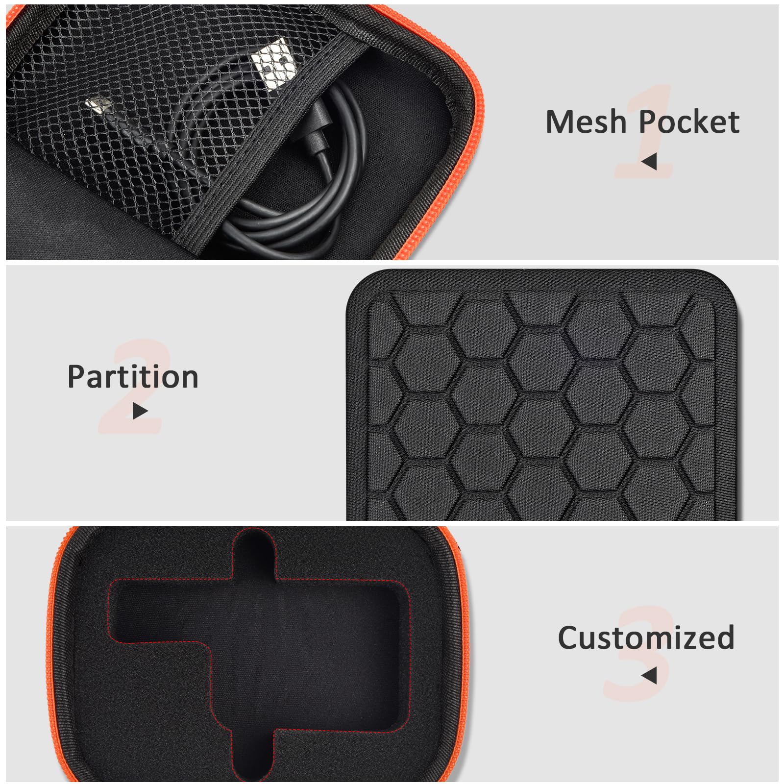 Againmore Hard Case Compatible With Garmin Inreach Mini 2/010 01879 00 Inreach Mini, Portable Satellite Communicator Storage Bag