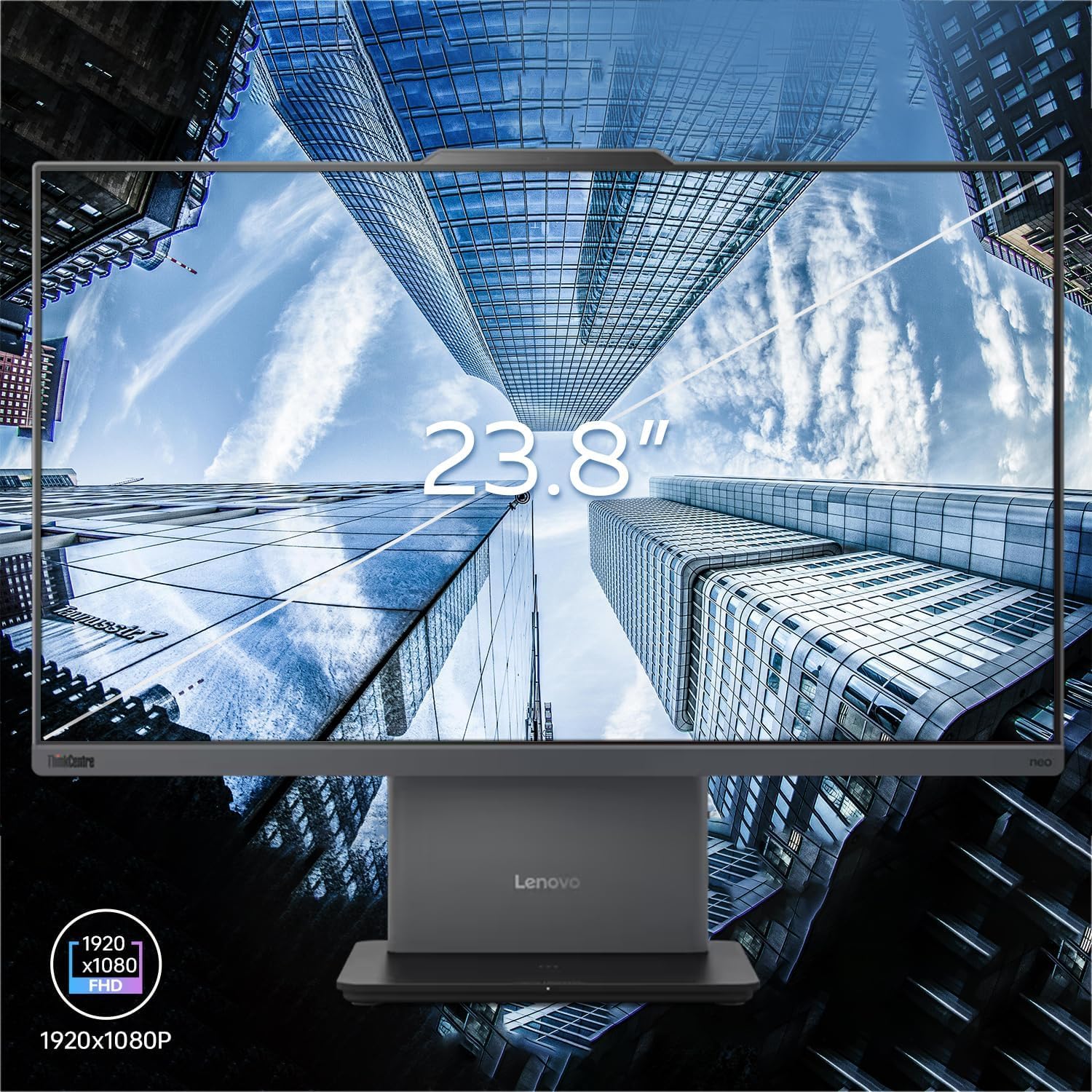 Lenovo Thinkcentre All In One Business Computer, 23.8'' Fhd Display, 13Th Gen Intel 6 Core Processor, 16Gb Ddr5 Ram, 512Gb Pcie