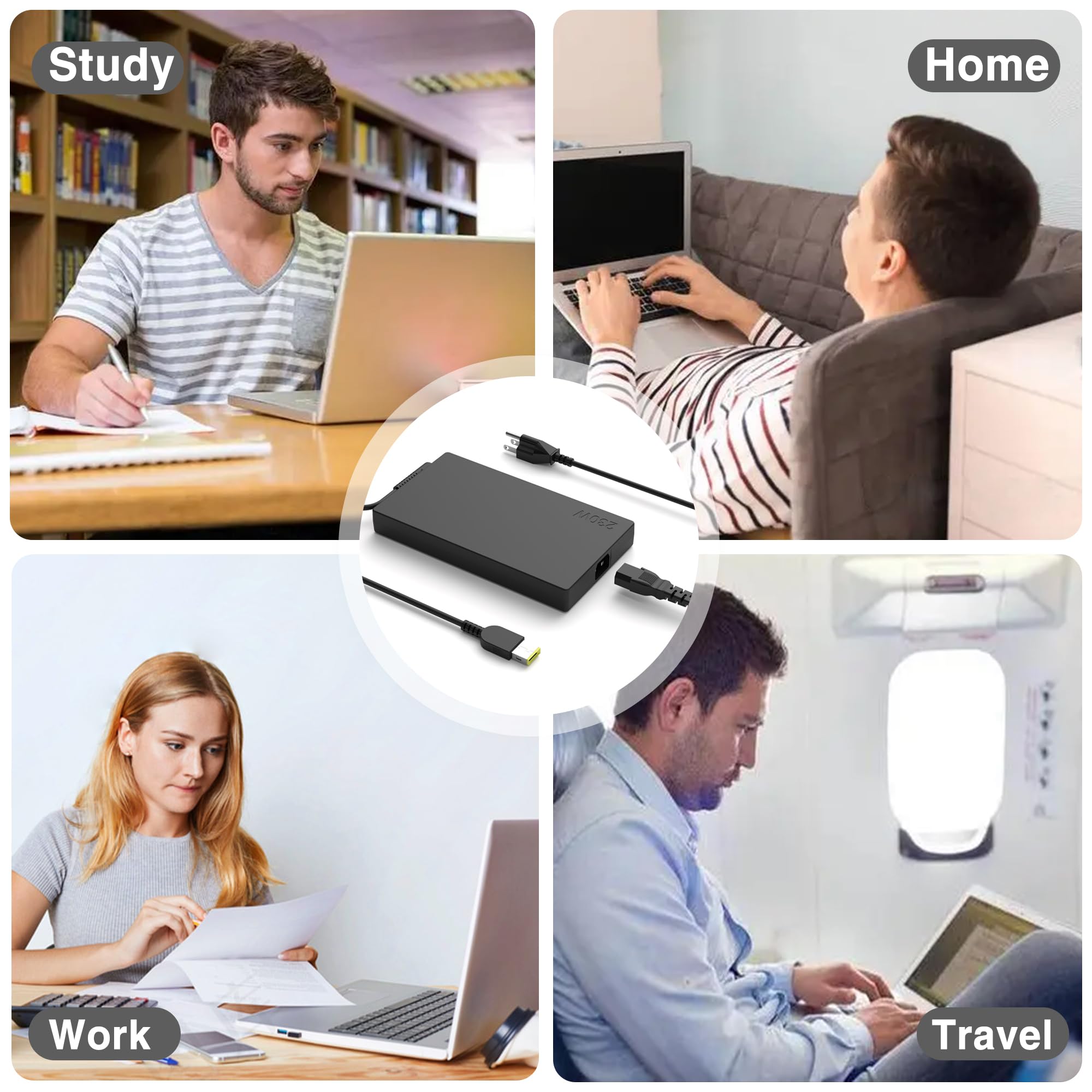 Nelebuto New Legion 5 Charger,230W Ac Adapter For Lenovo Legion 5 7 5P C7 S7 Y540 Y545 Y740 Y730 Y900 Y910 Y920 Y7000 Thinkpad P